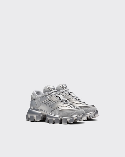 Silver Prada Cloudbust Thunder sneakers | Prada Silver Prada Cloudbust Thunder sneakers | Prada