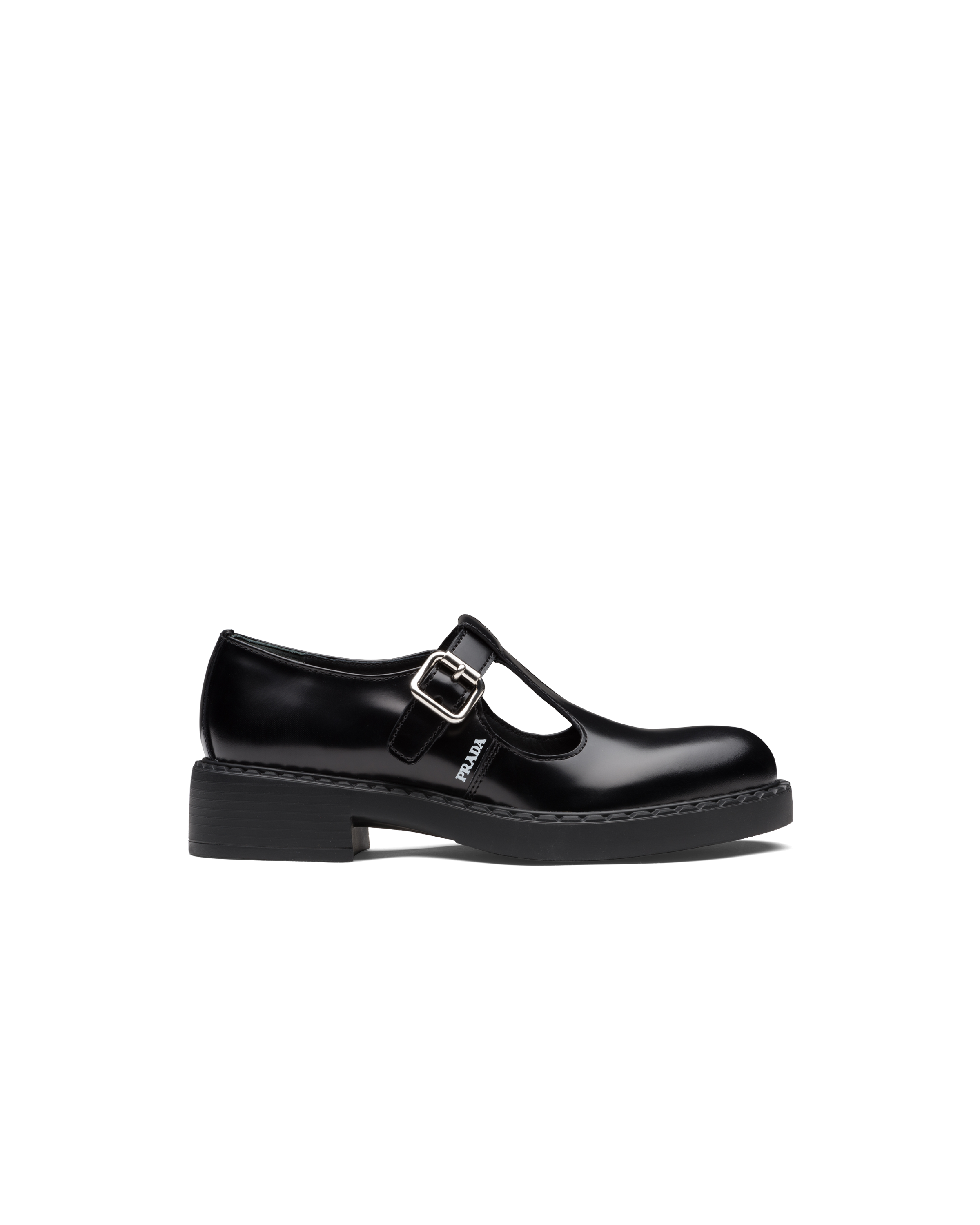 prada buckle shoes