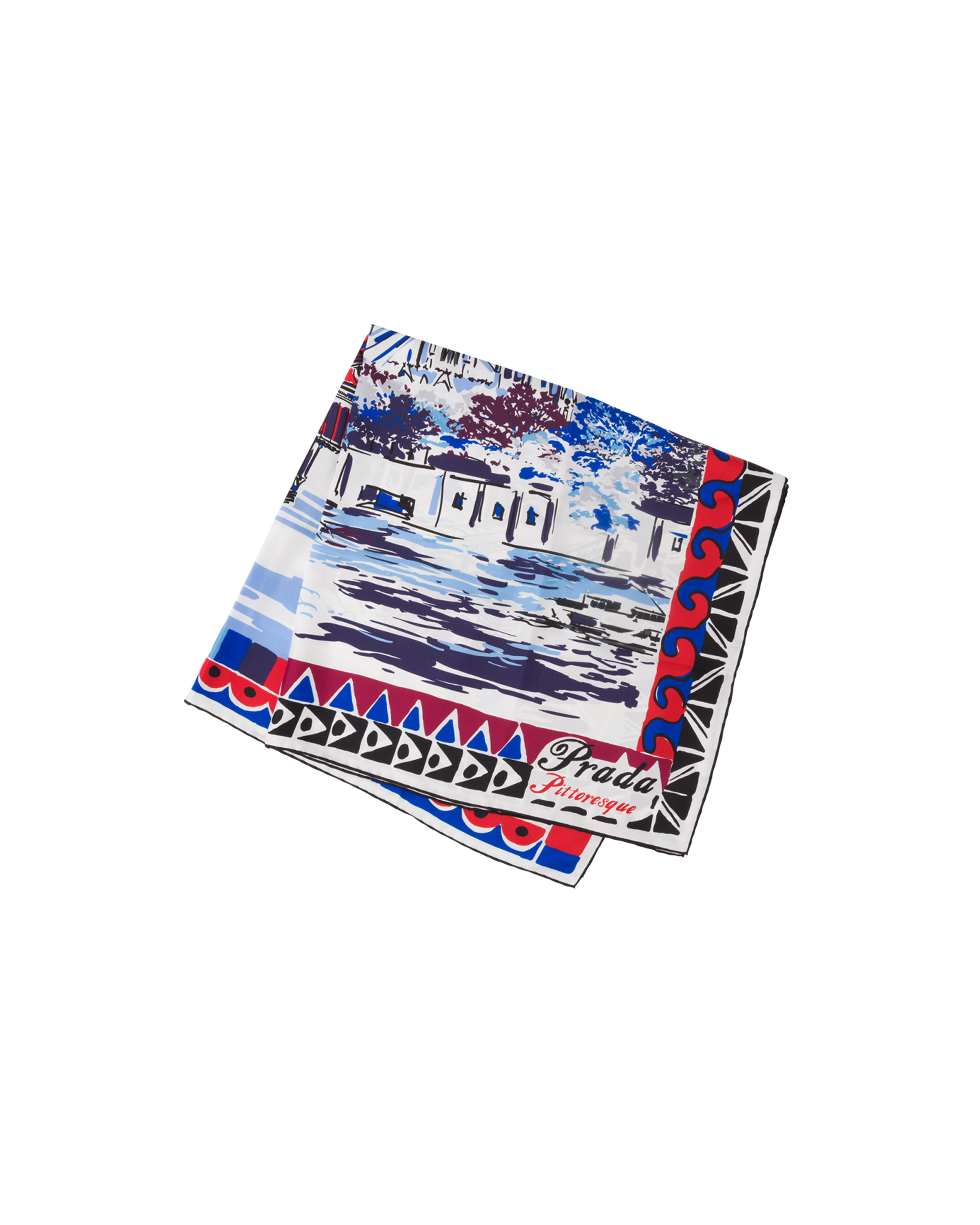 Prada scarf silk online