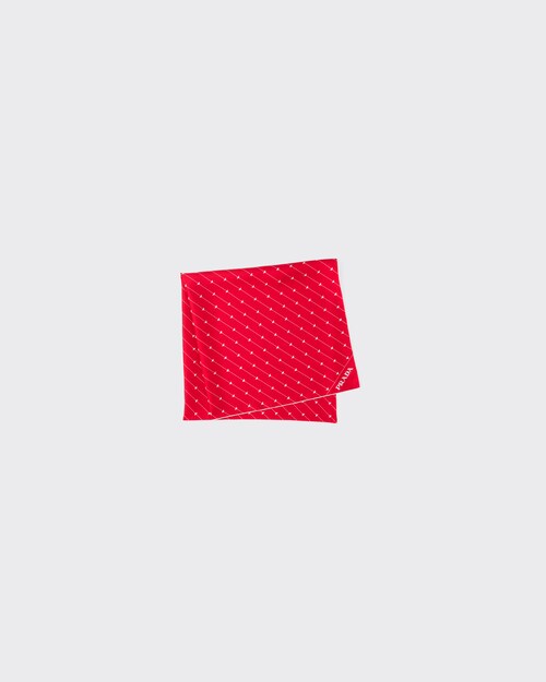 Prada Printed twill foulard 1