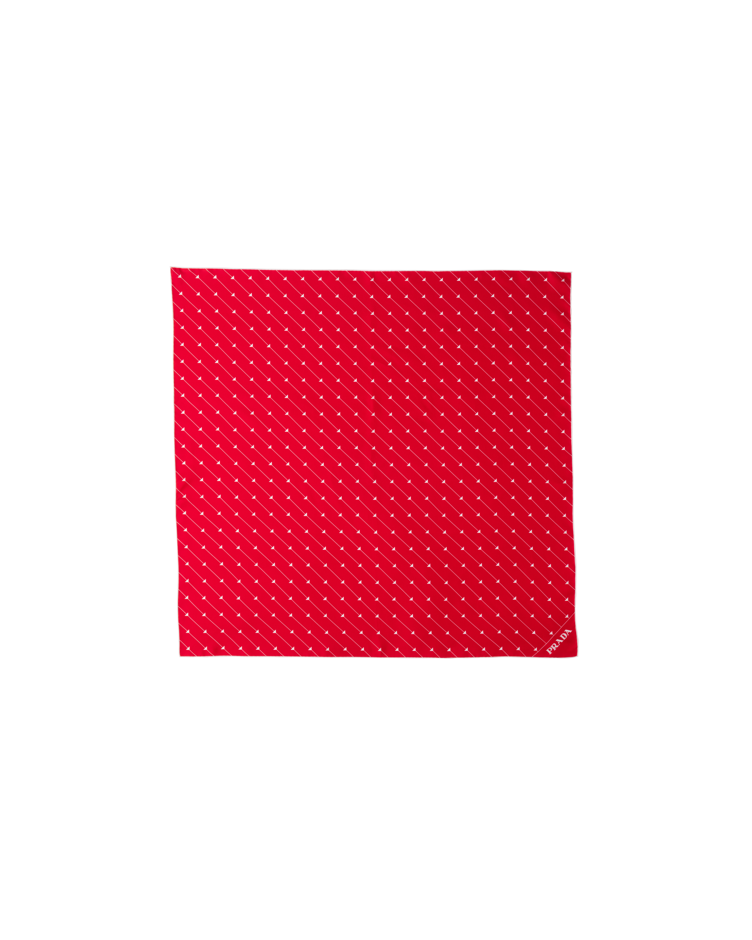 Prada Printed twill foulard 3