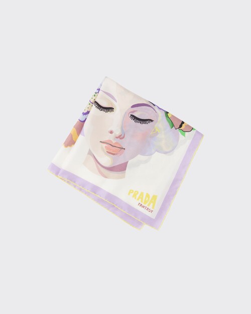 Prada Fantasy silk 55 foulard 1