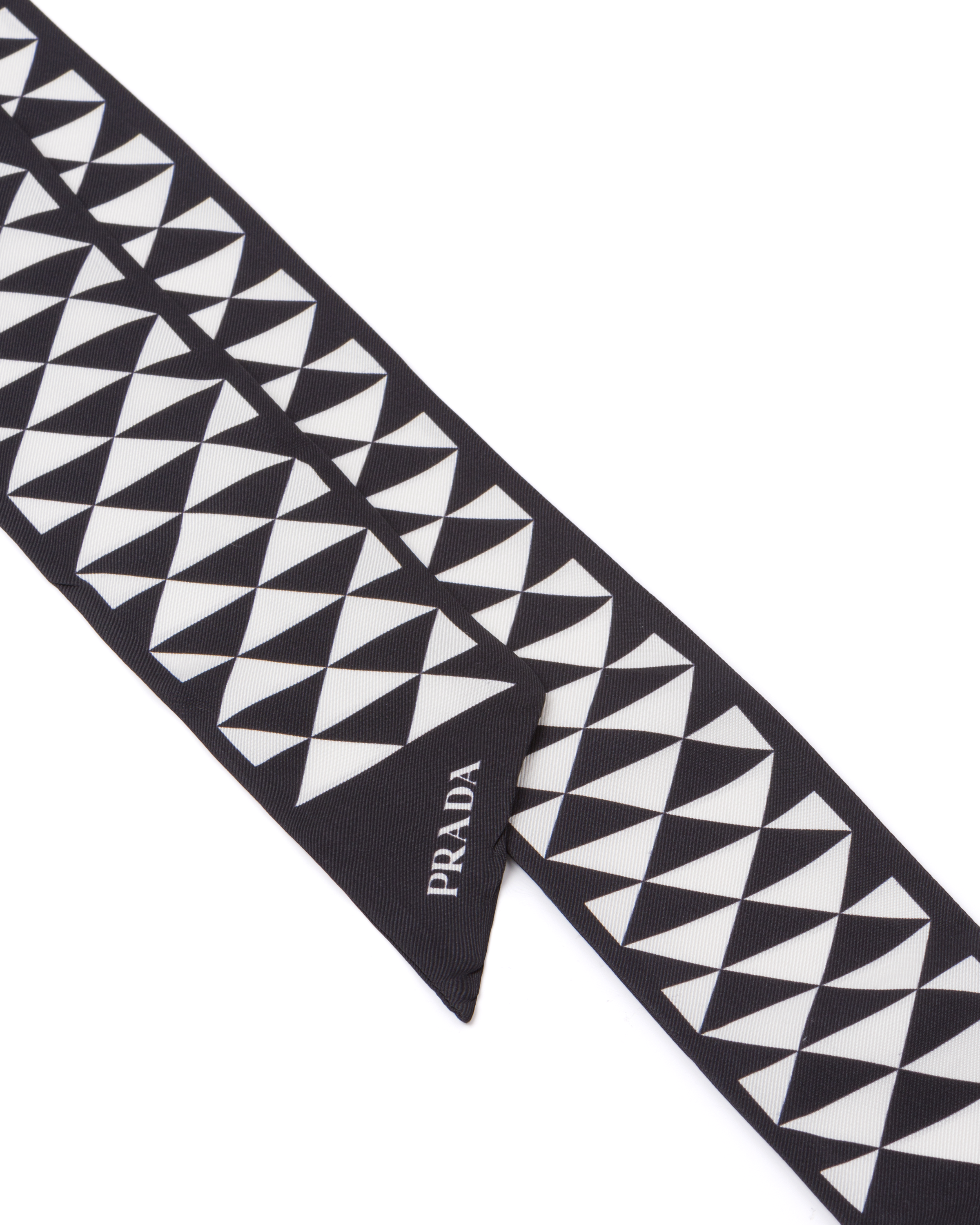 Prada twill scarf clearance