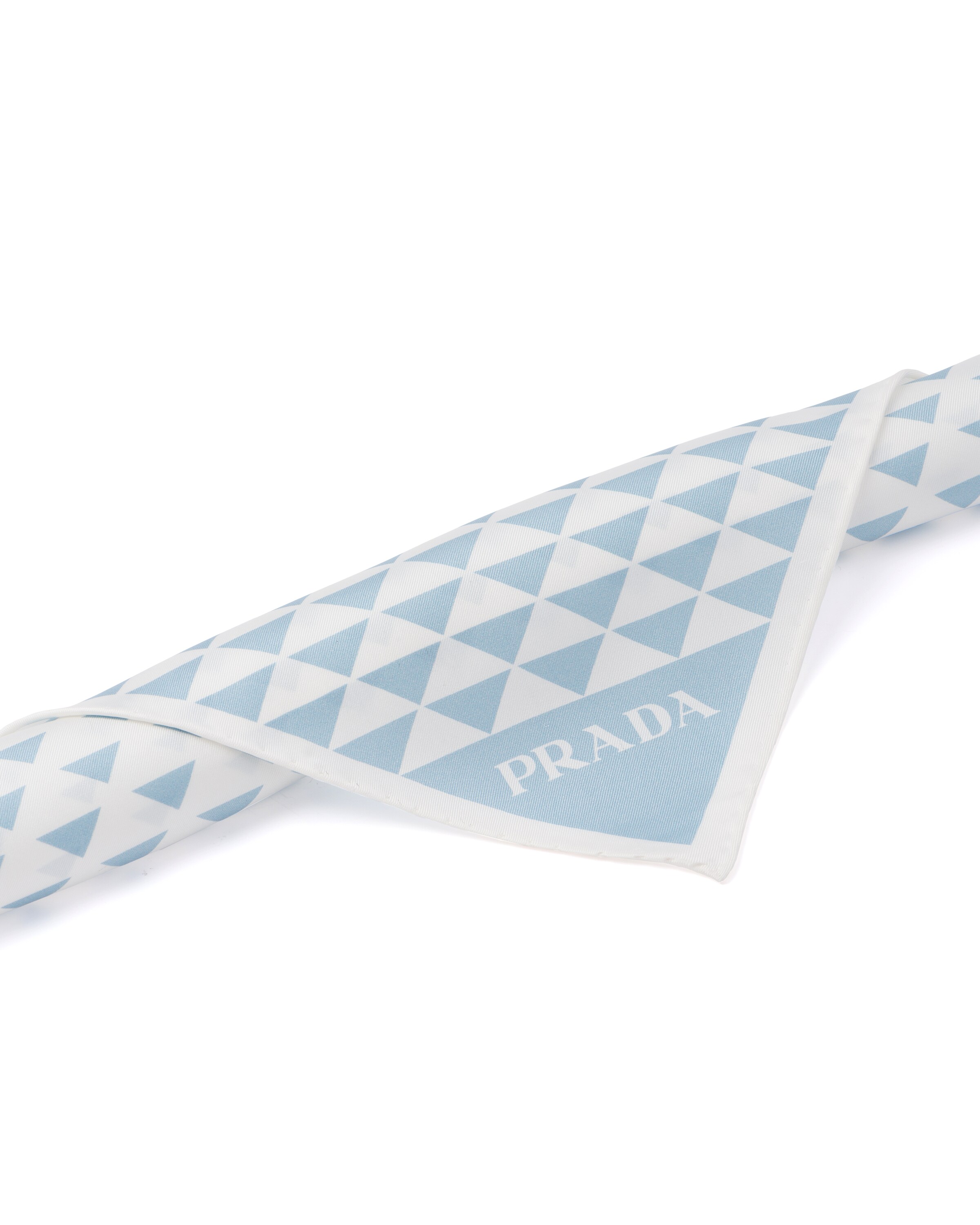 prada printed twill scarf