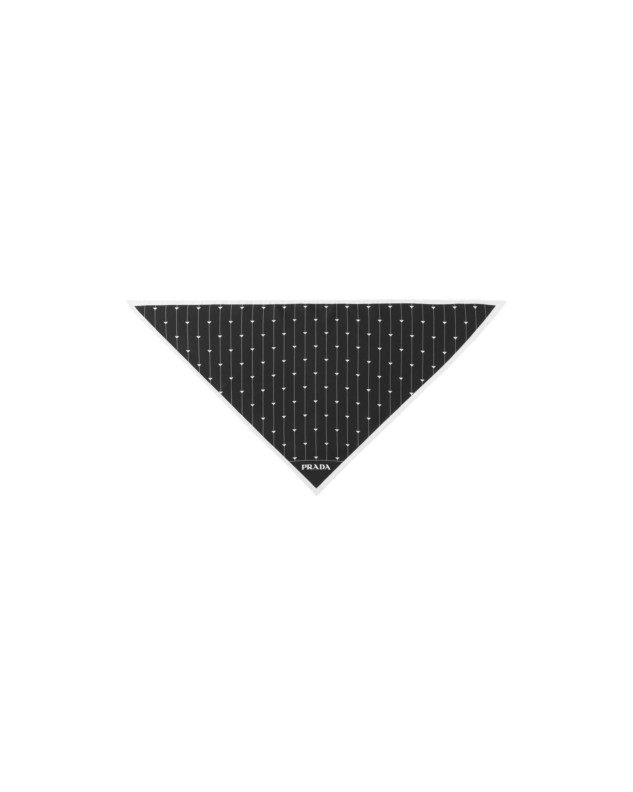 prada printed twill scarf