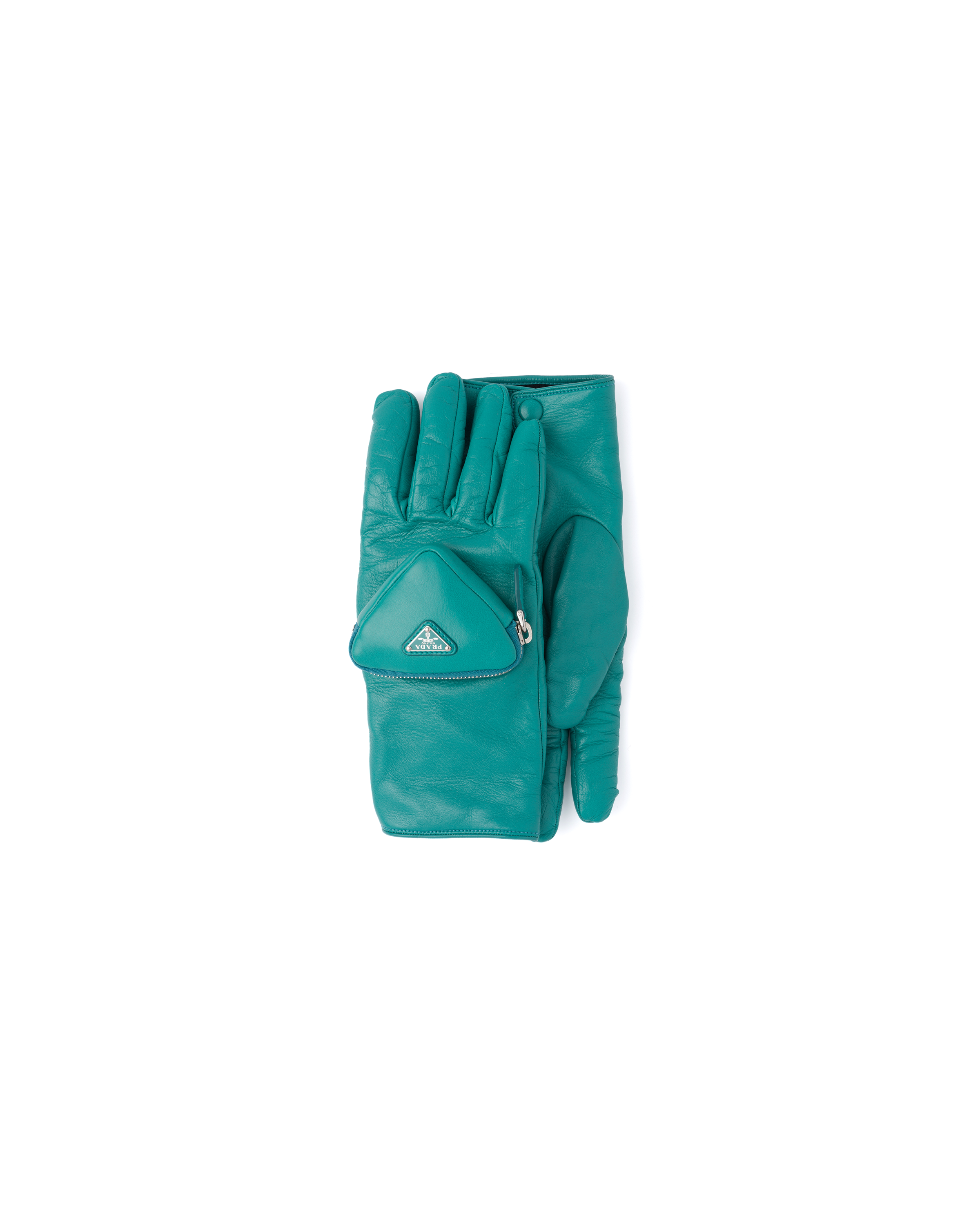 Top 60+ imagen leather prada gloves - Abzlocal.mx