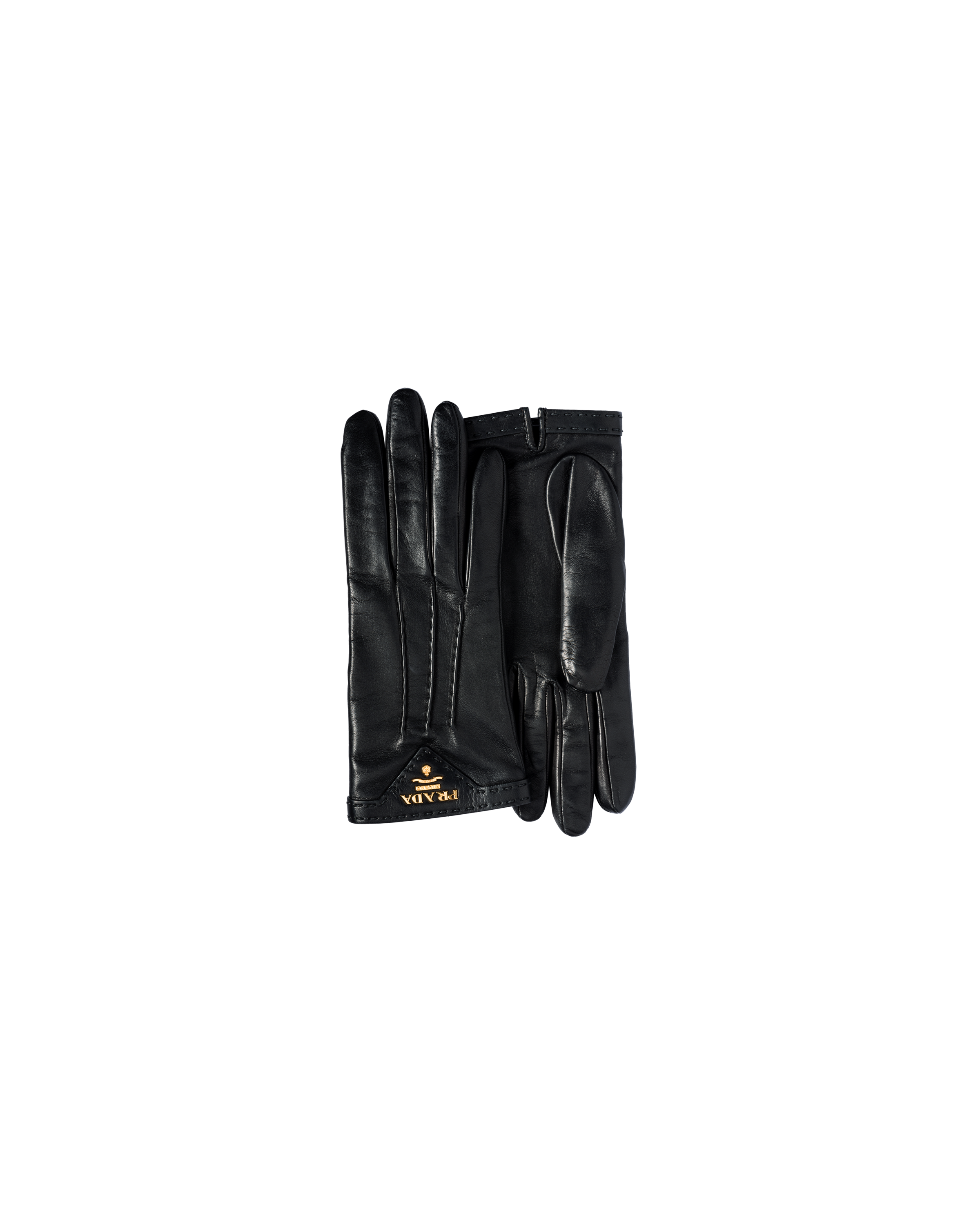 Top 60+ imagen leather prada gloves