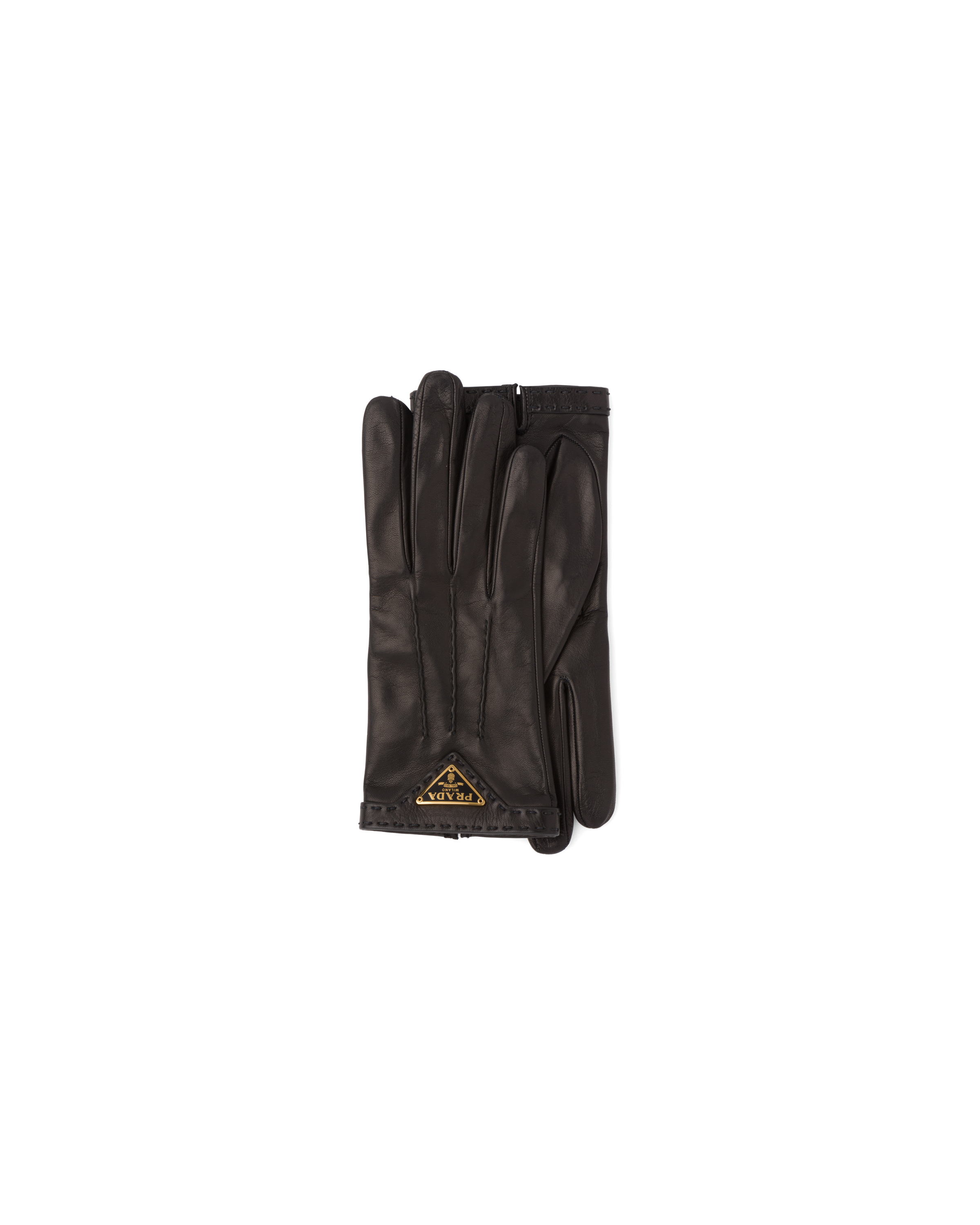 Mens prada leather gloves clearance