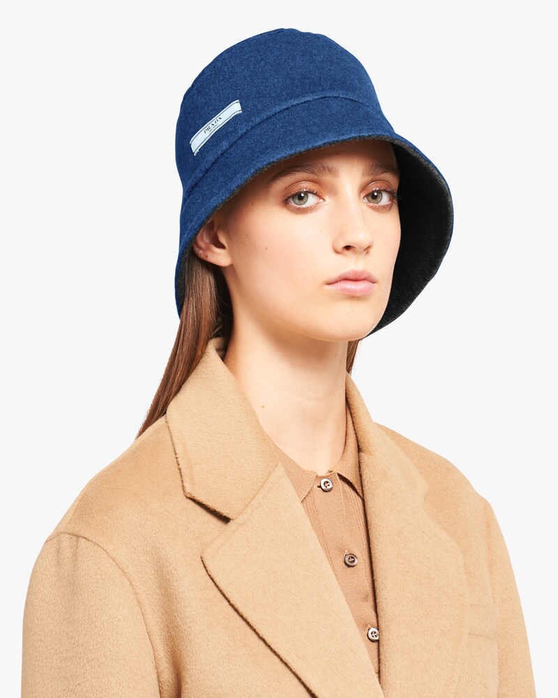 prada yellow bucket hat