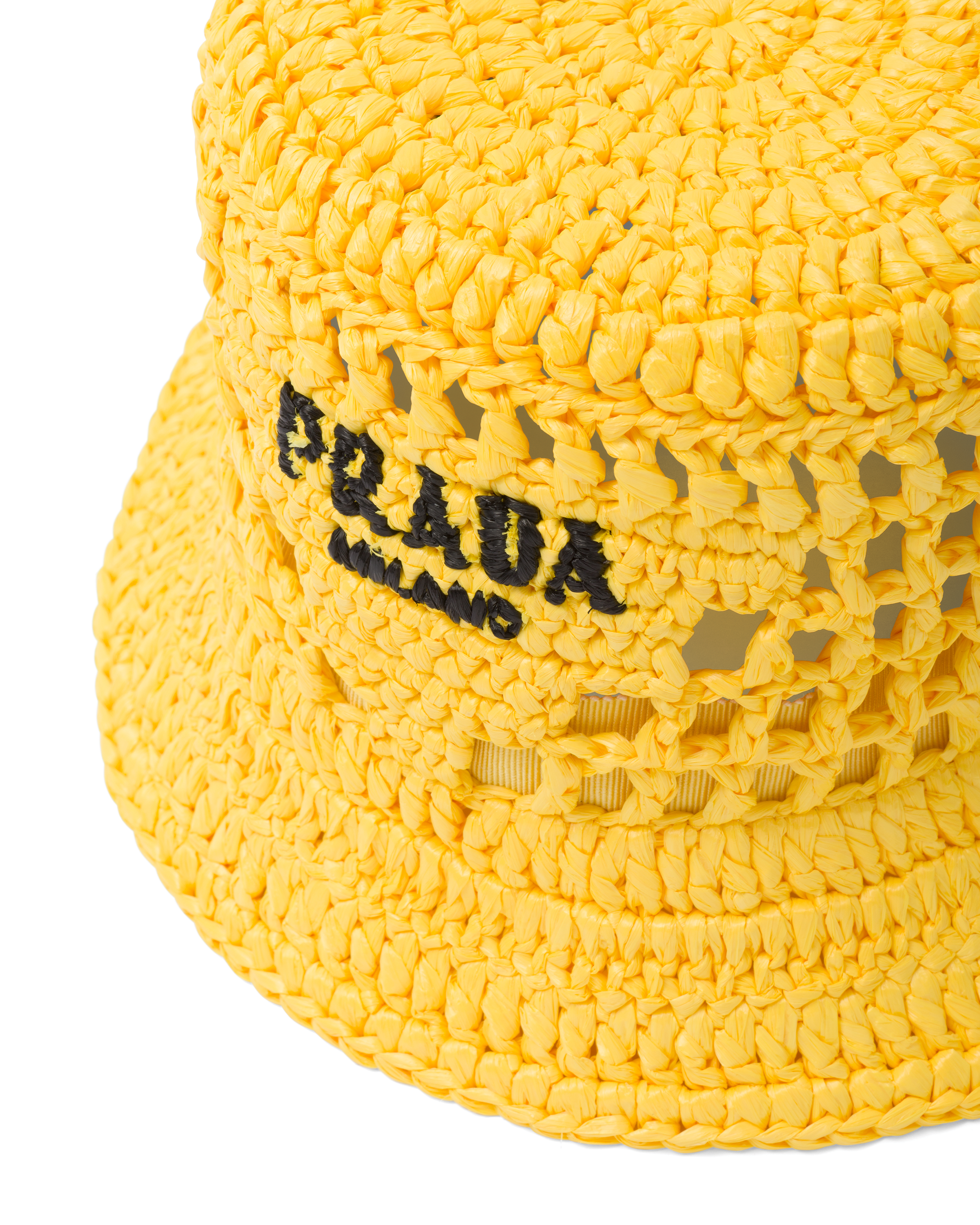 prada hat yellow