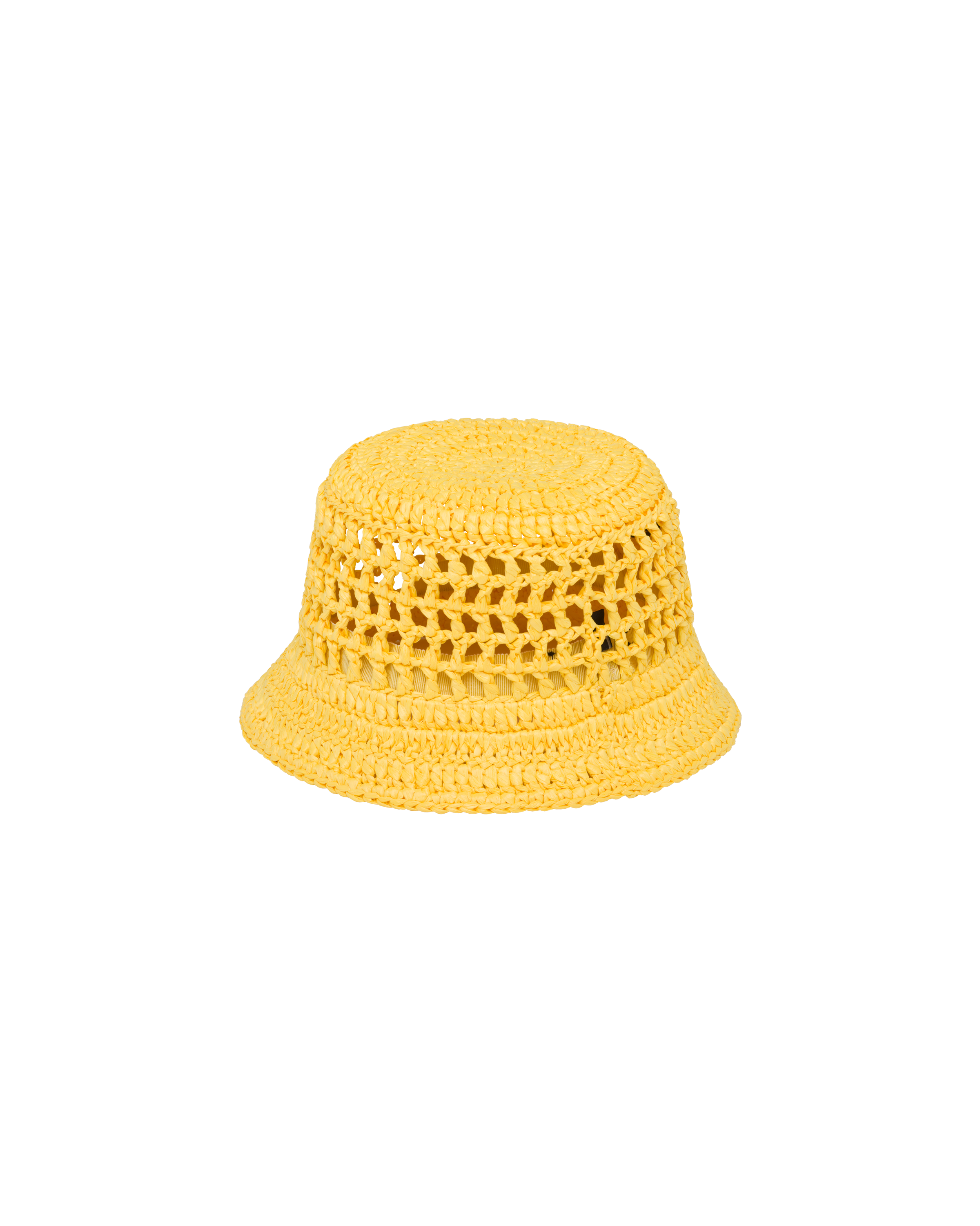 yellow prada bucket hat