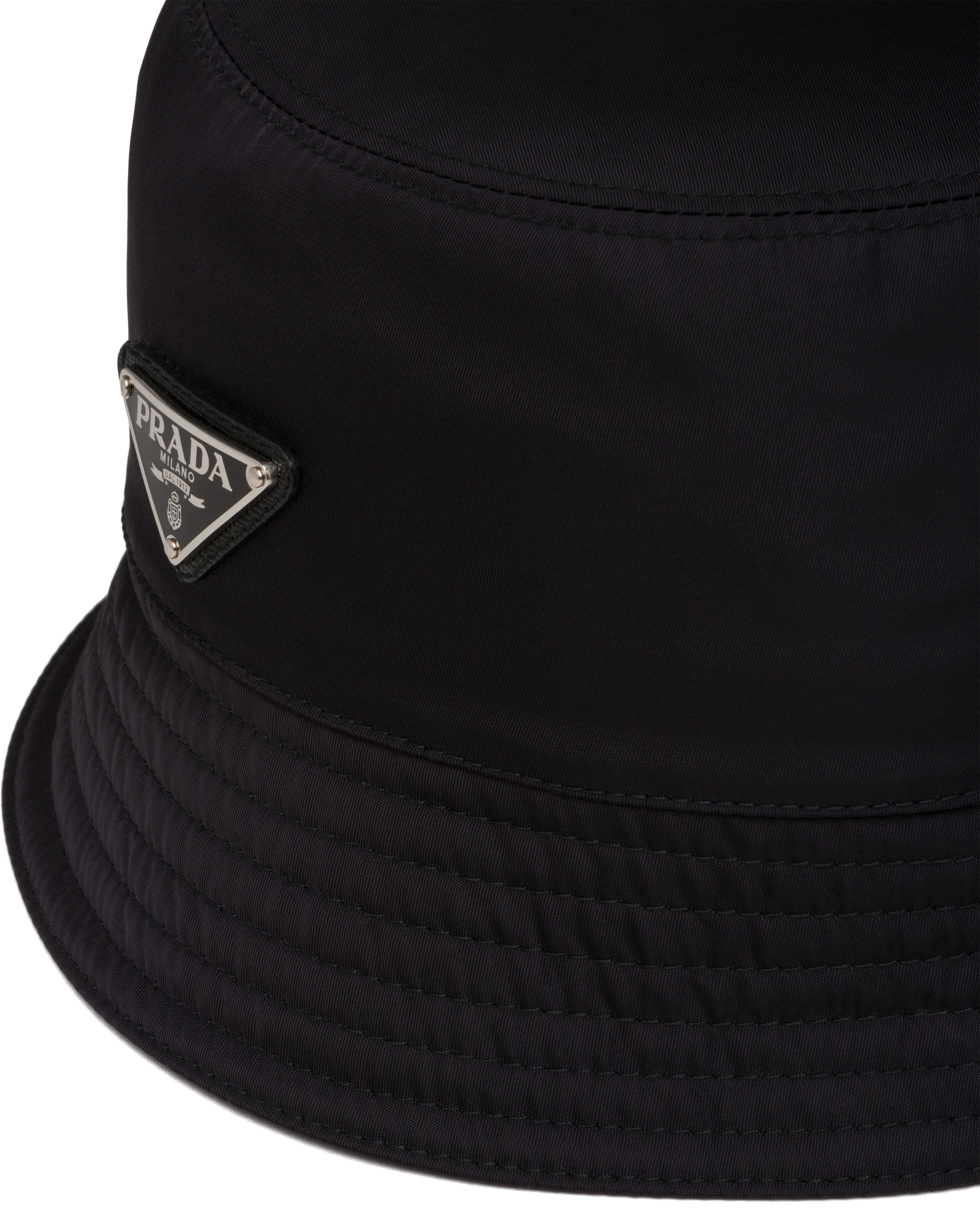 white prada bucket hat