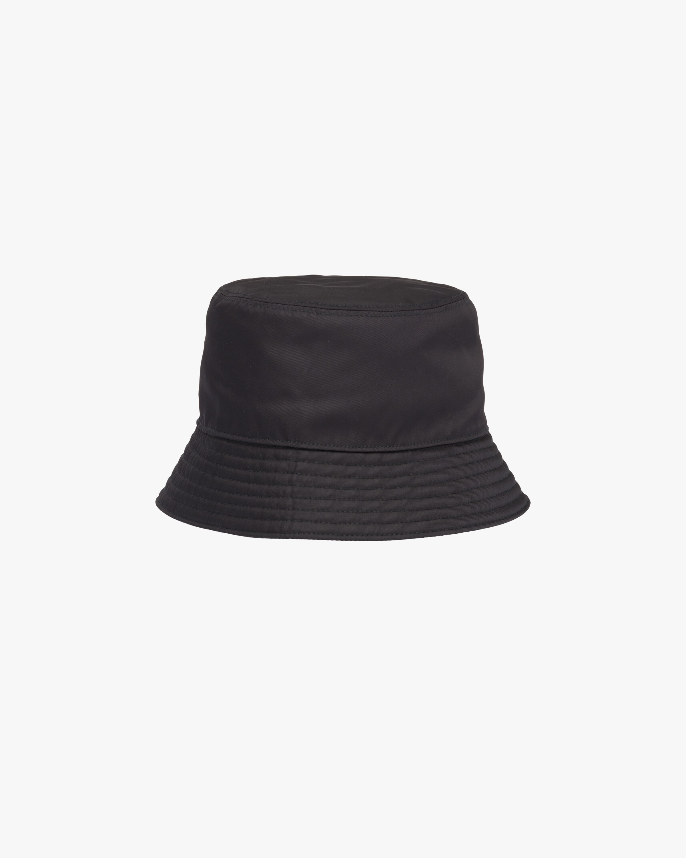 Black Nylon Bucket Hat Prada