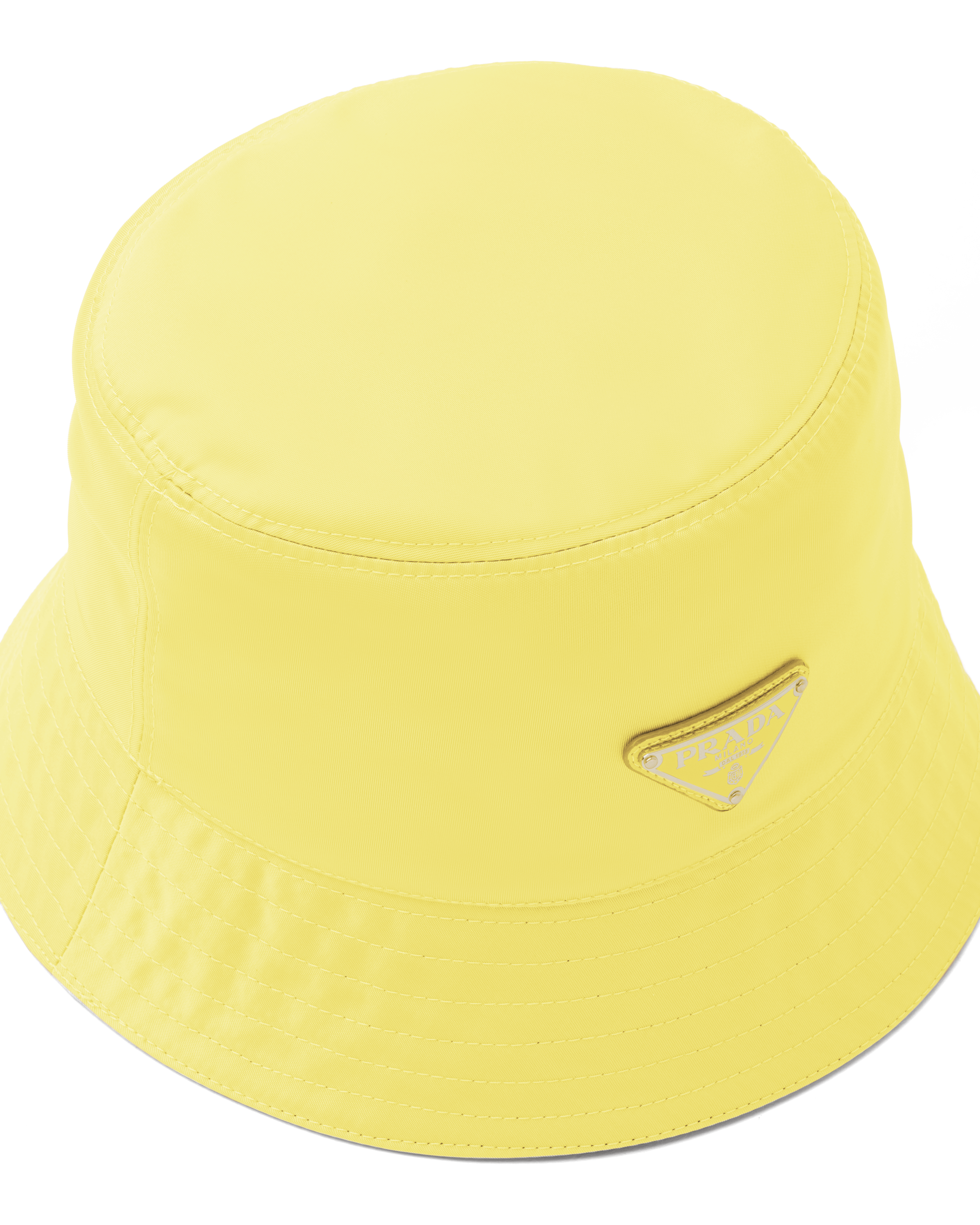 prada yellow bucket hat