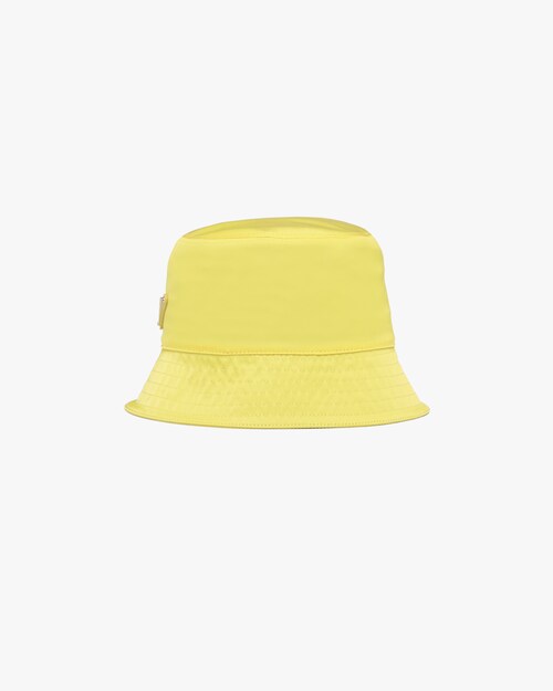 yellow prada bucket hat