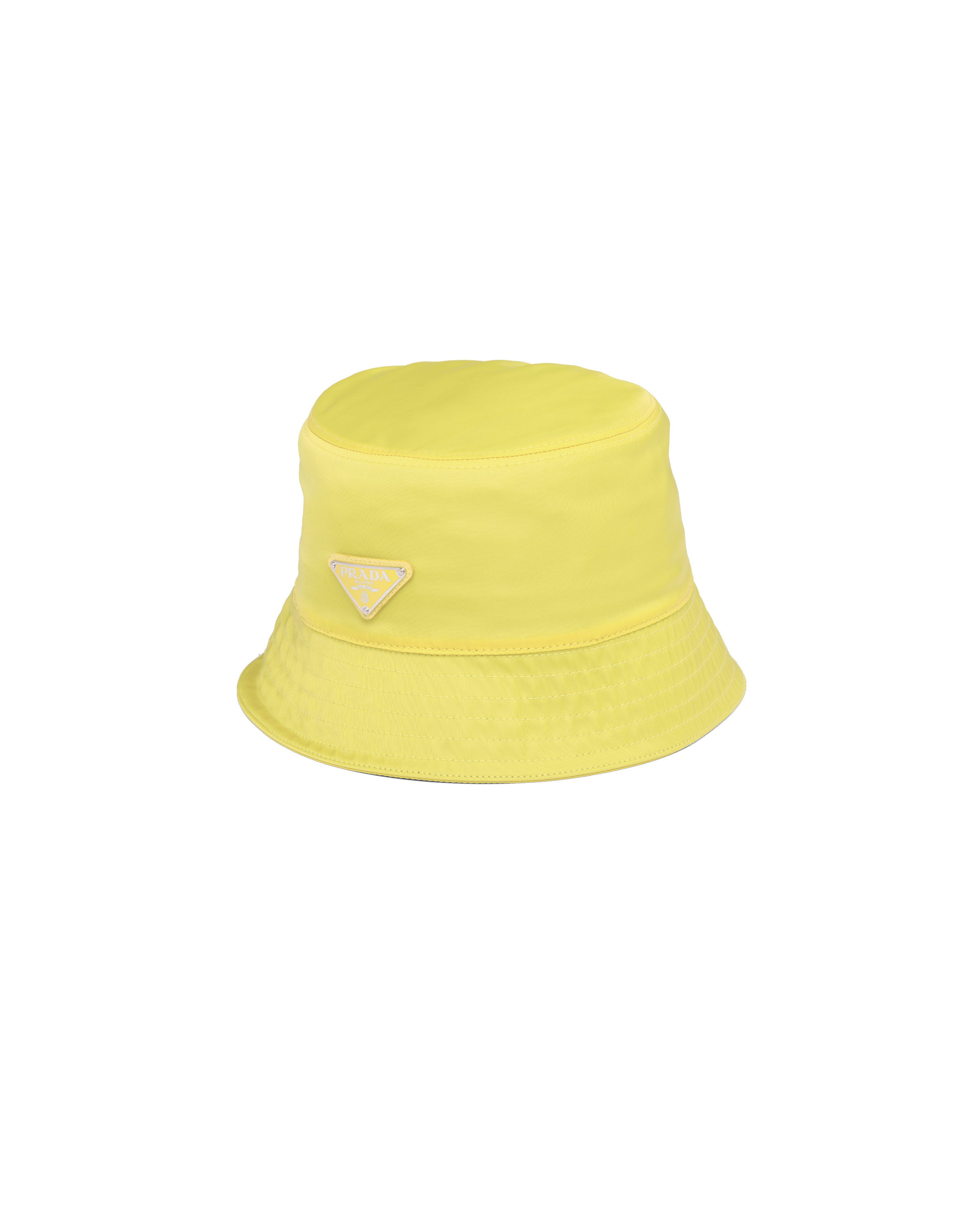 Yellow prada bucket hat