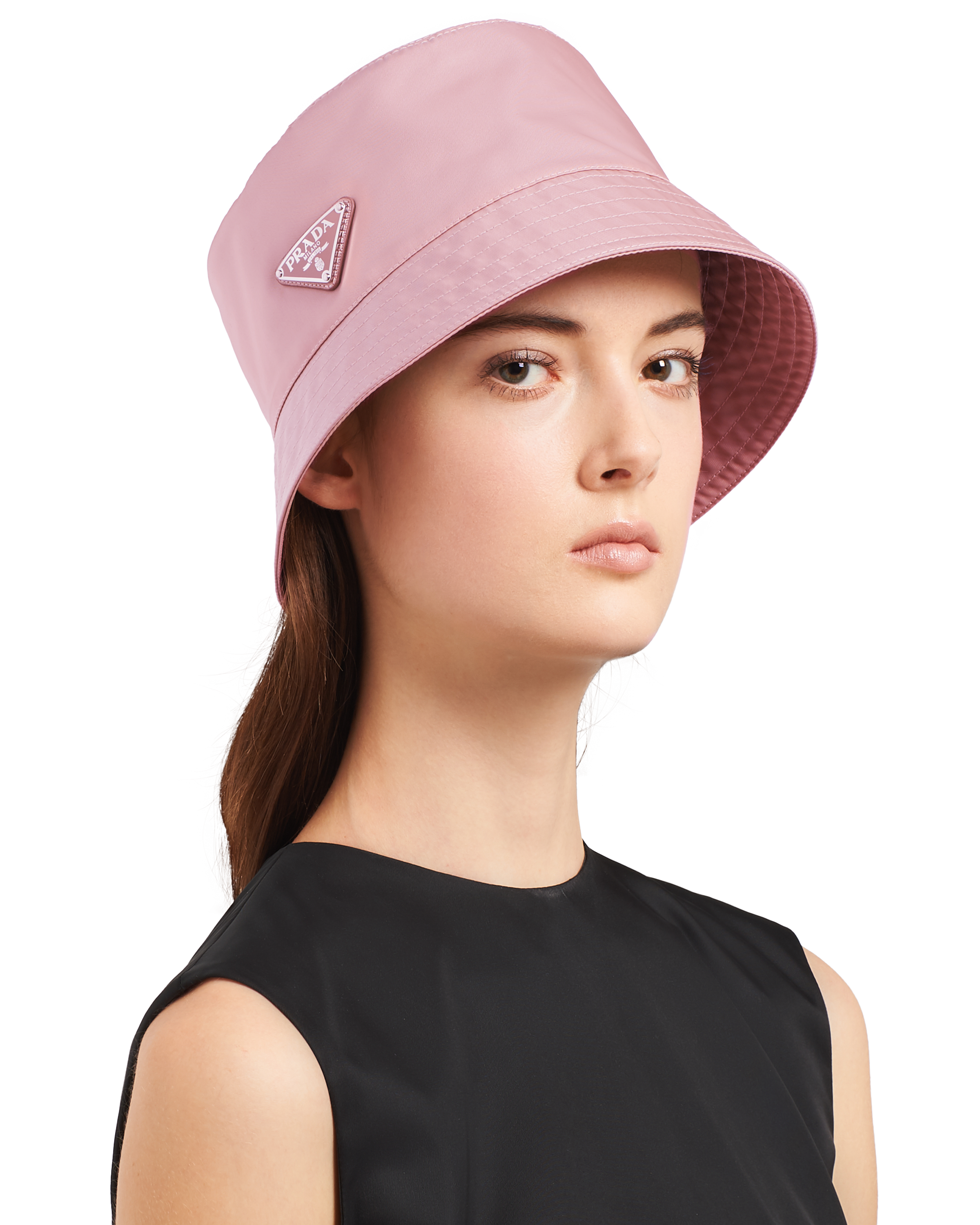 prada pink bucket hat