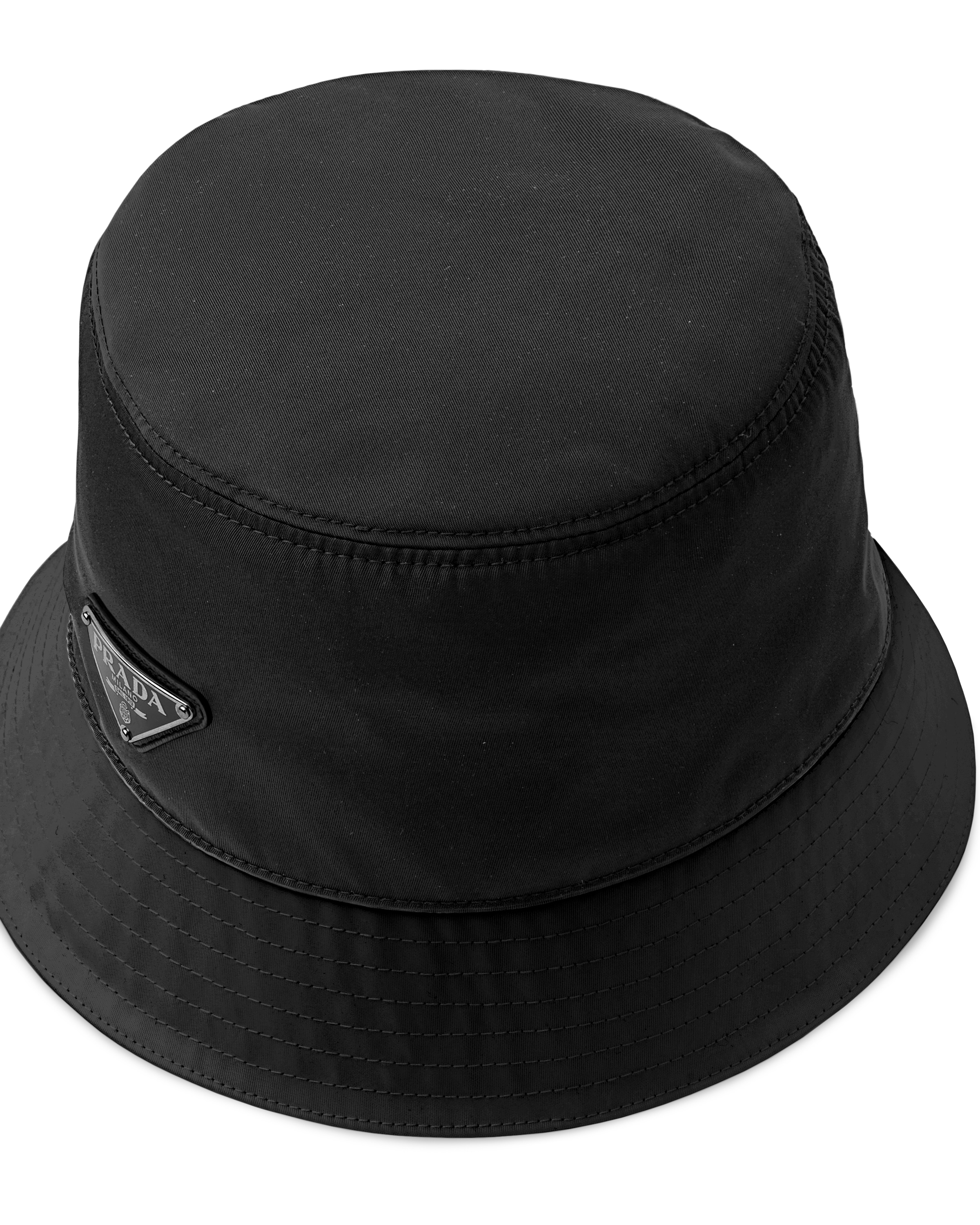Prada Re-nylon Bucket Hat In Black
