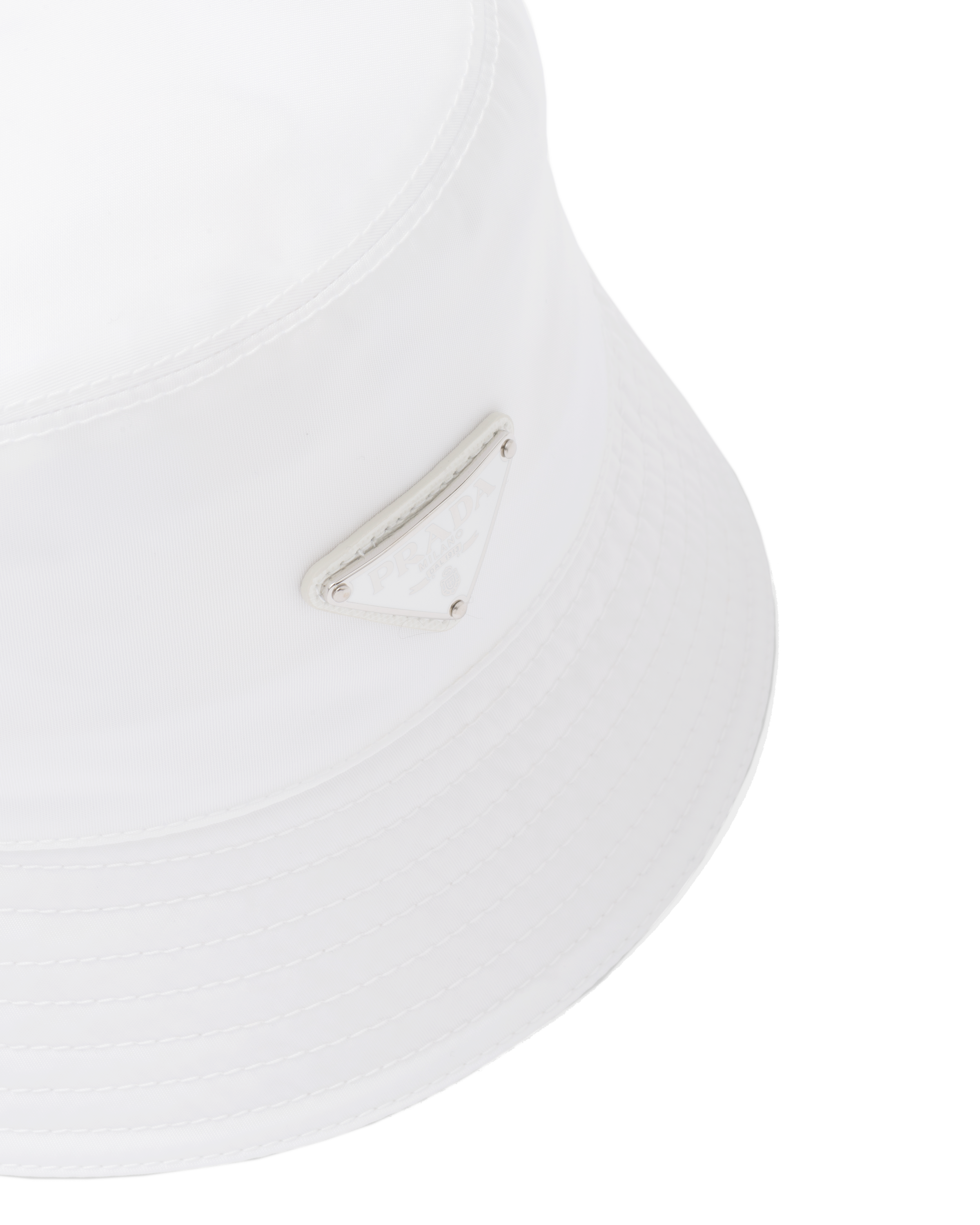 white prada hat