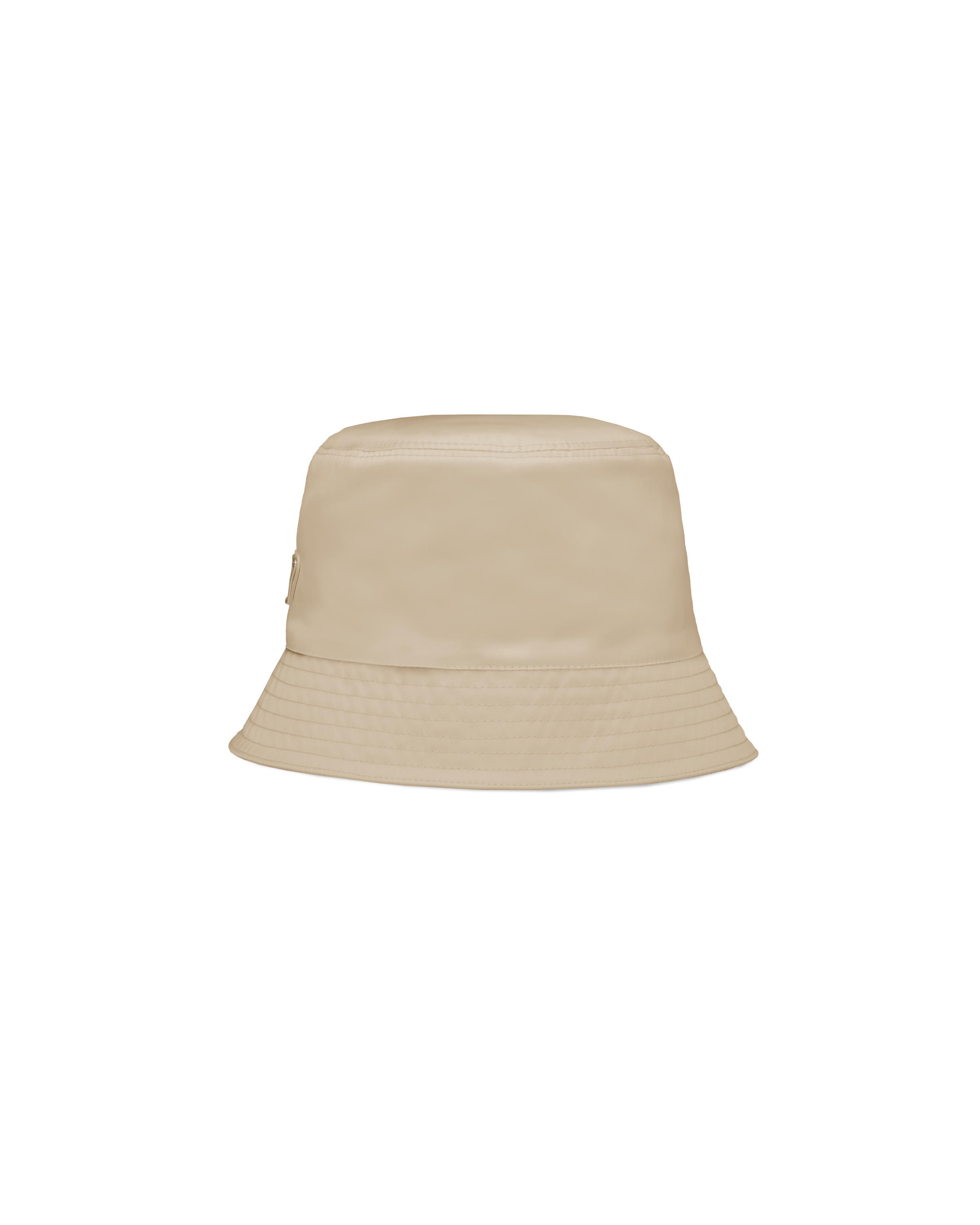 Prada Recycled Nylon Bucket Hat In Desert Beige