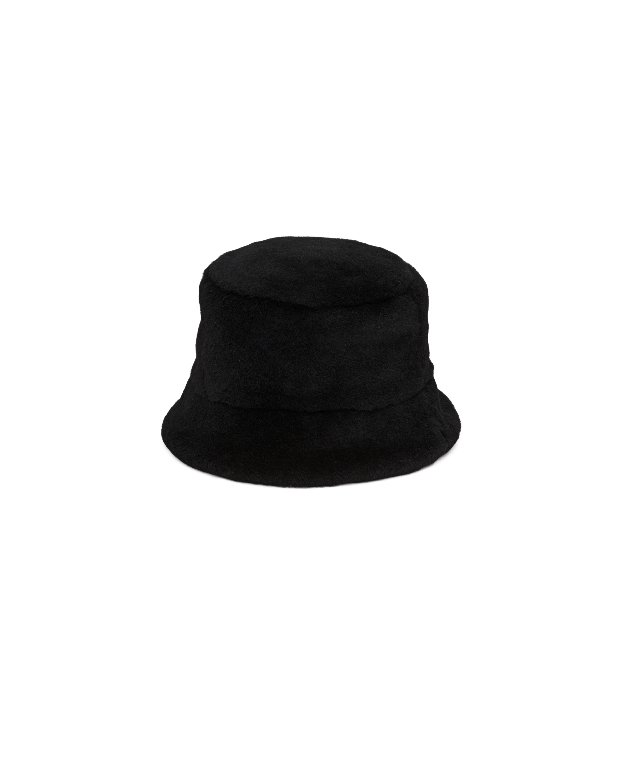 Prada shearling bucket hat clearance