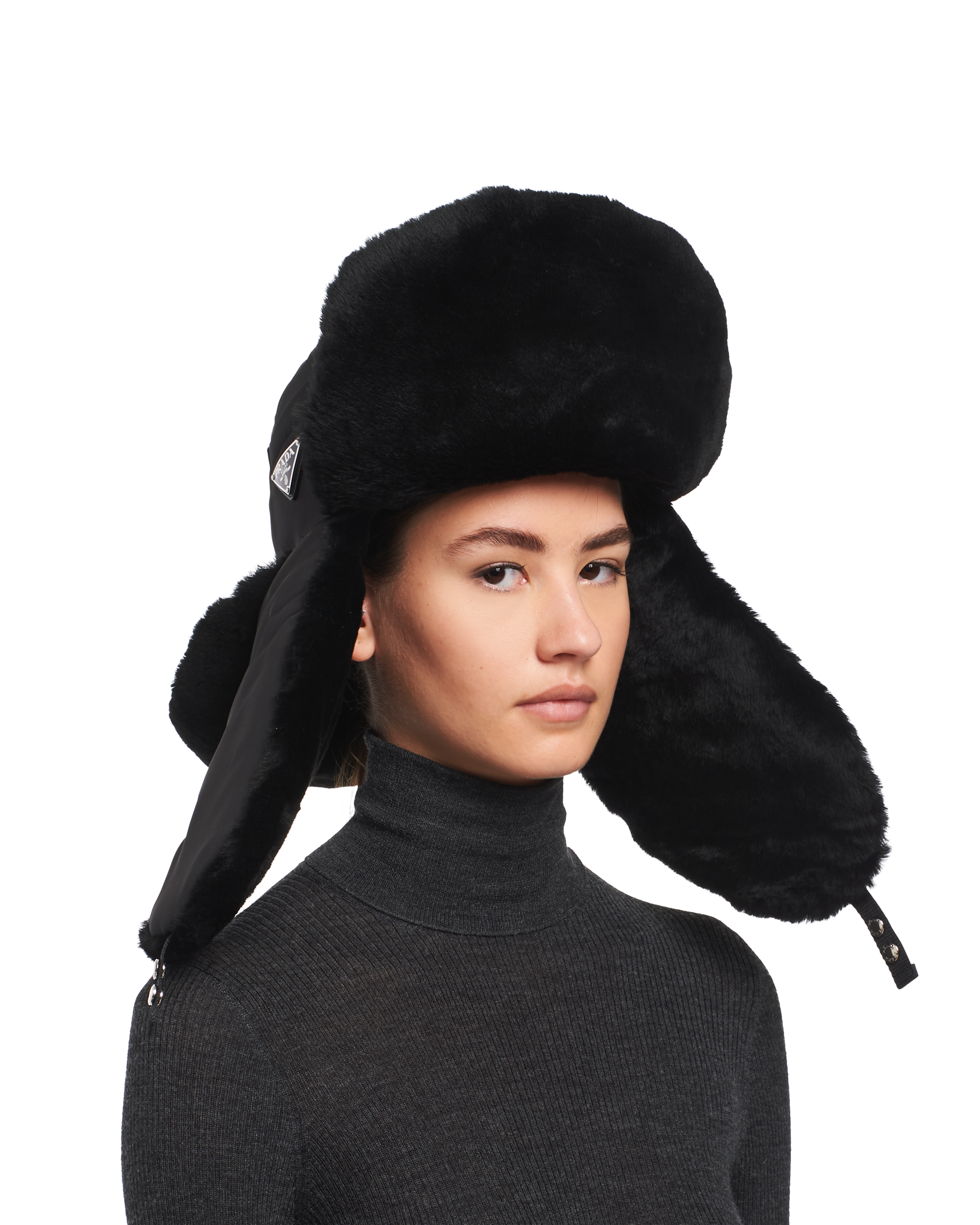 Prada fur hat new arrivals