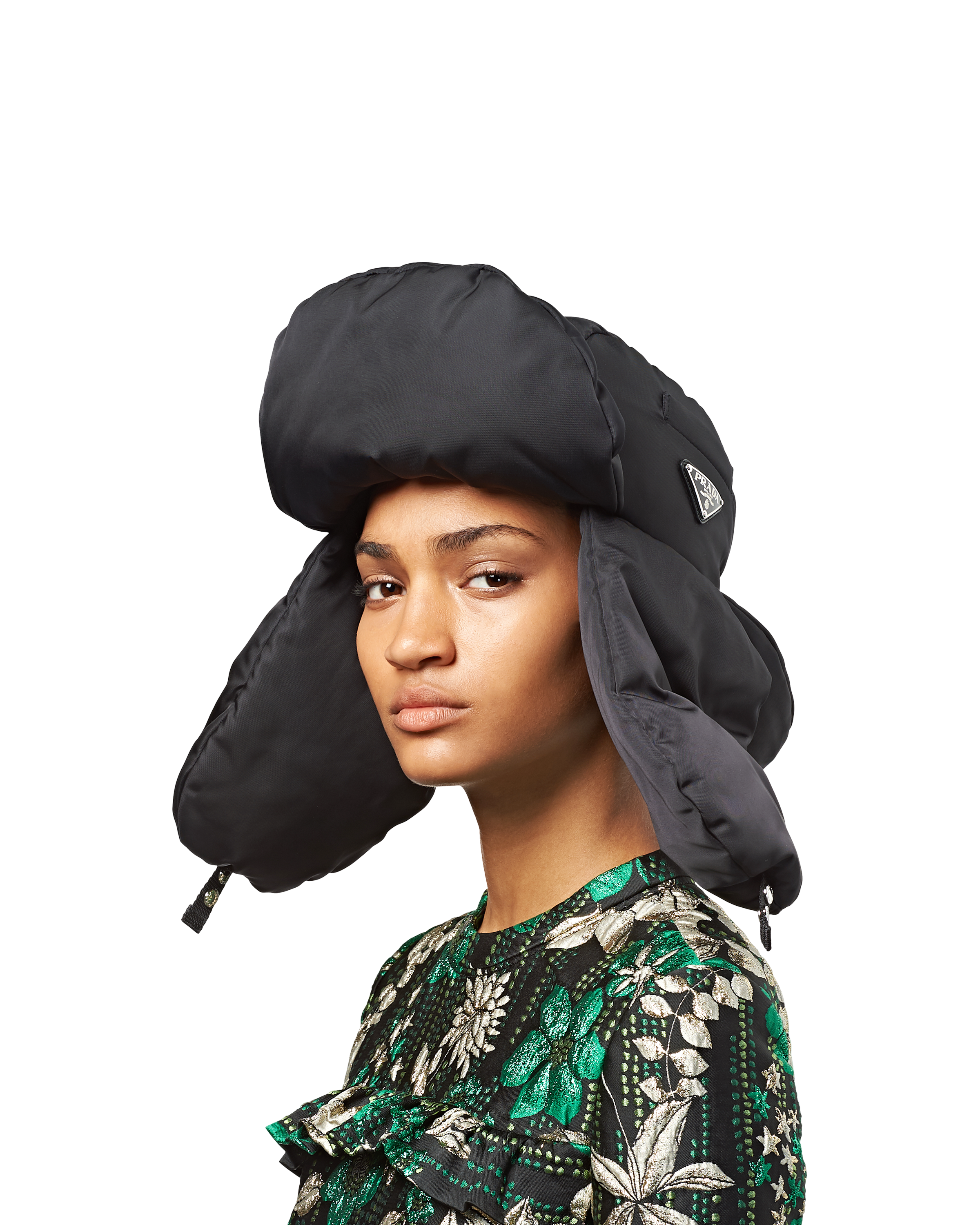 Prada padded hat top