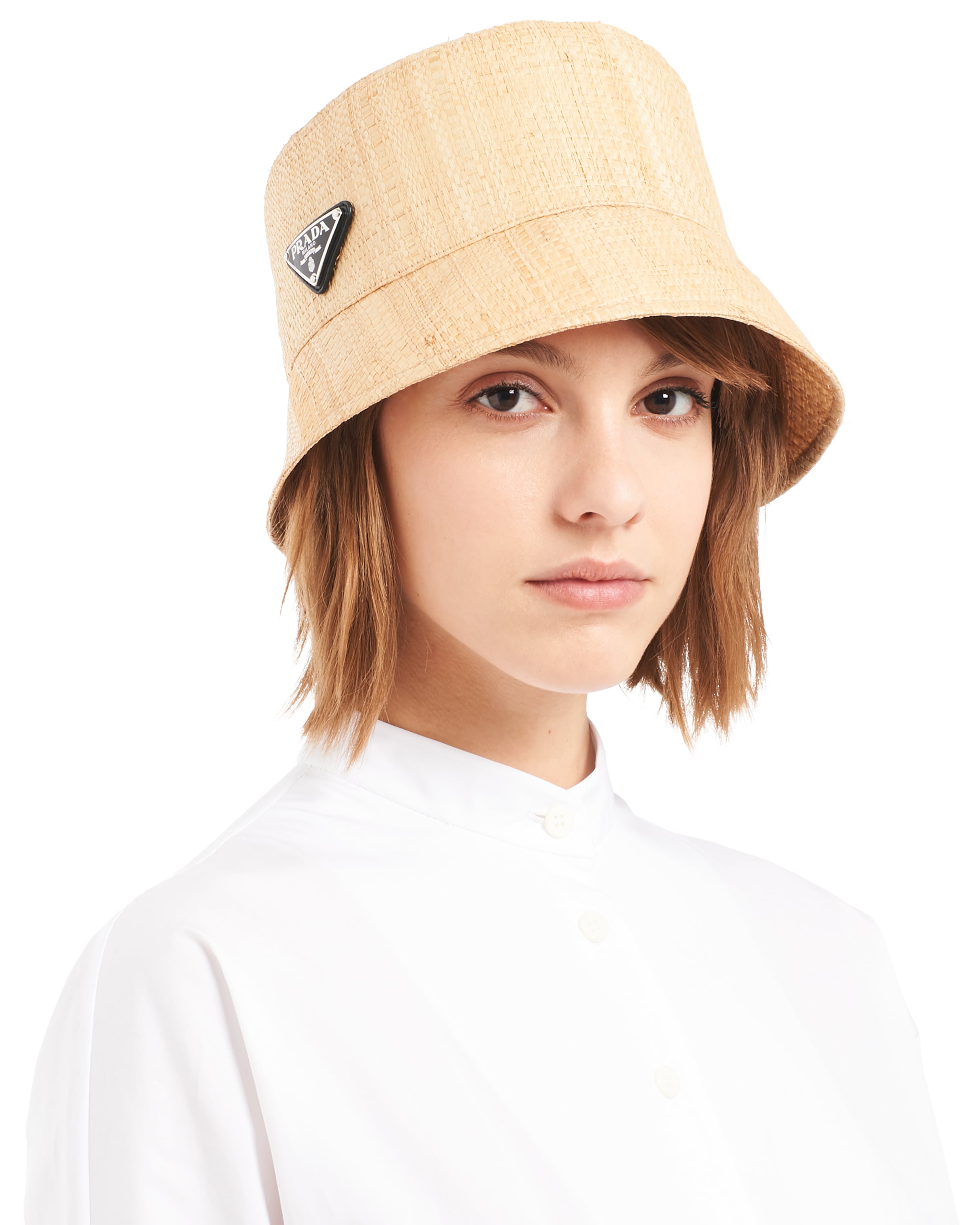 Straw Bucket Hat Prada