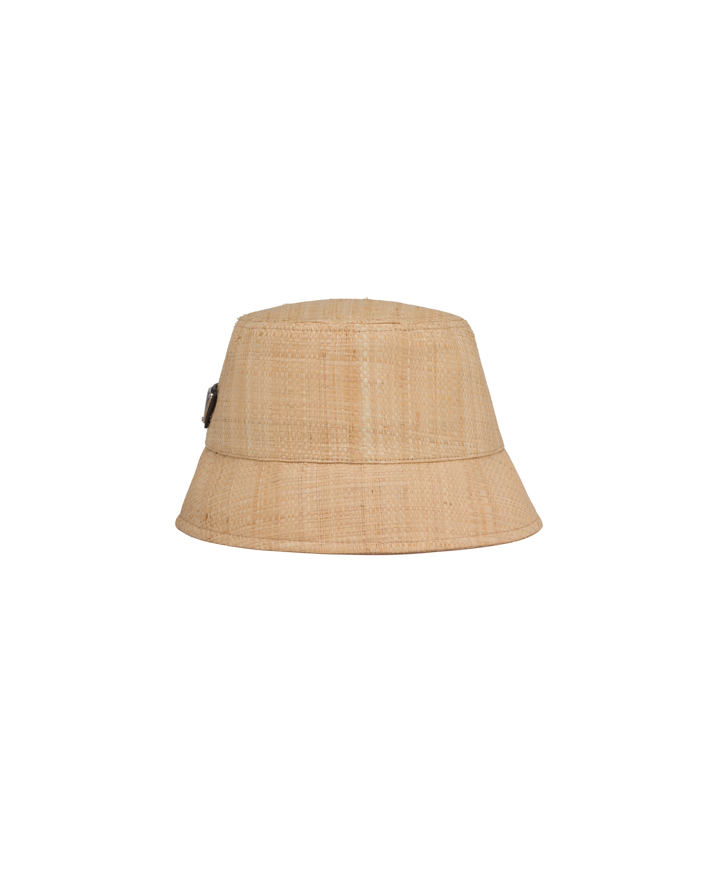 Tan/black Straw Bucket Hat Prada