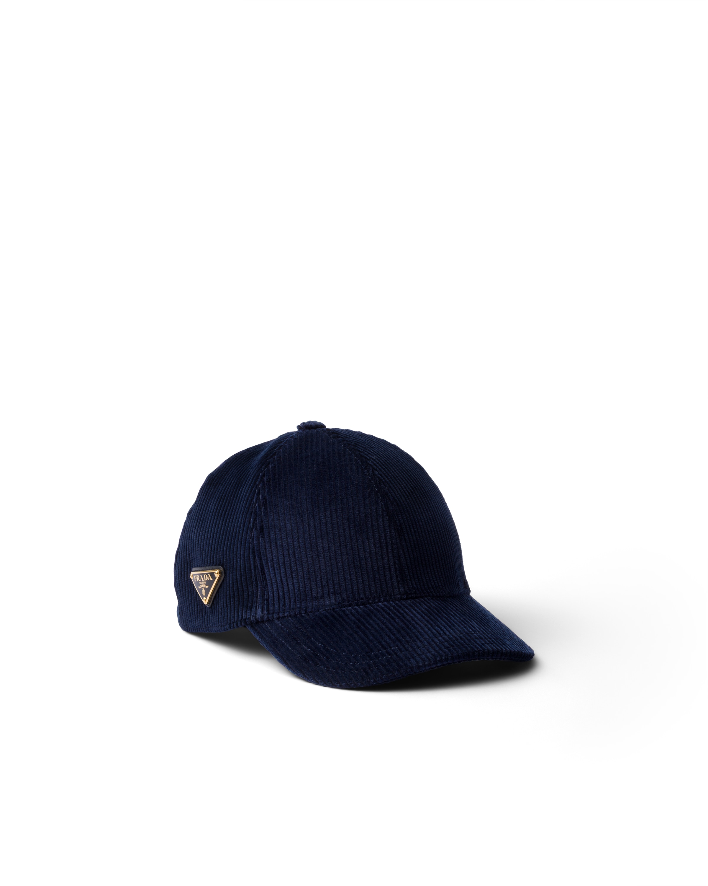 Corduroy Baseball Cap, Woman, Navy, Size M