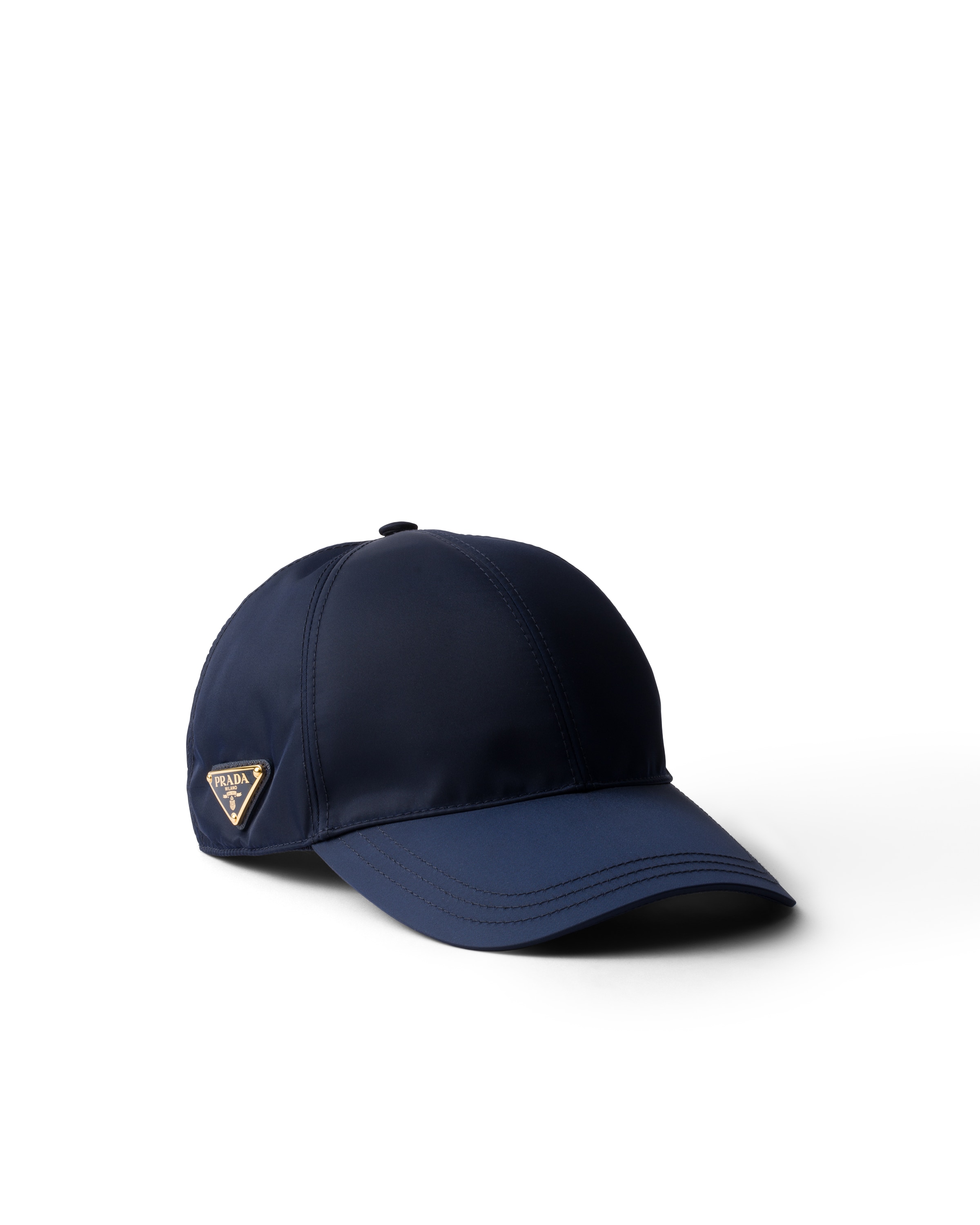 Prada Baseballkappe Aus Re-nylon, Damen, Ostseeblau, Größe L