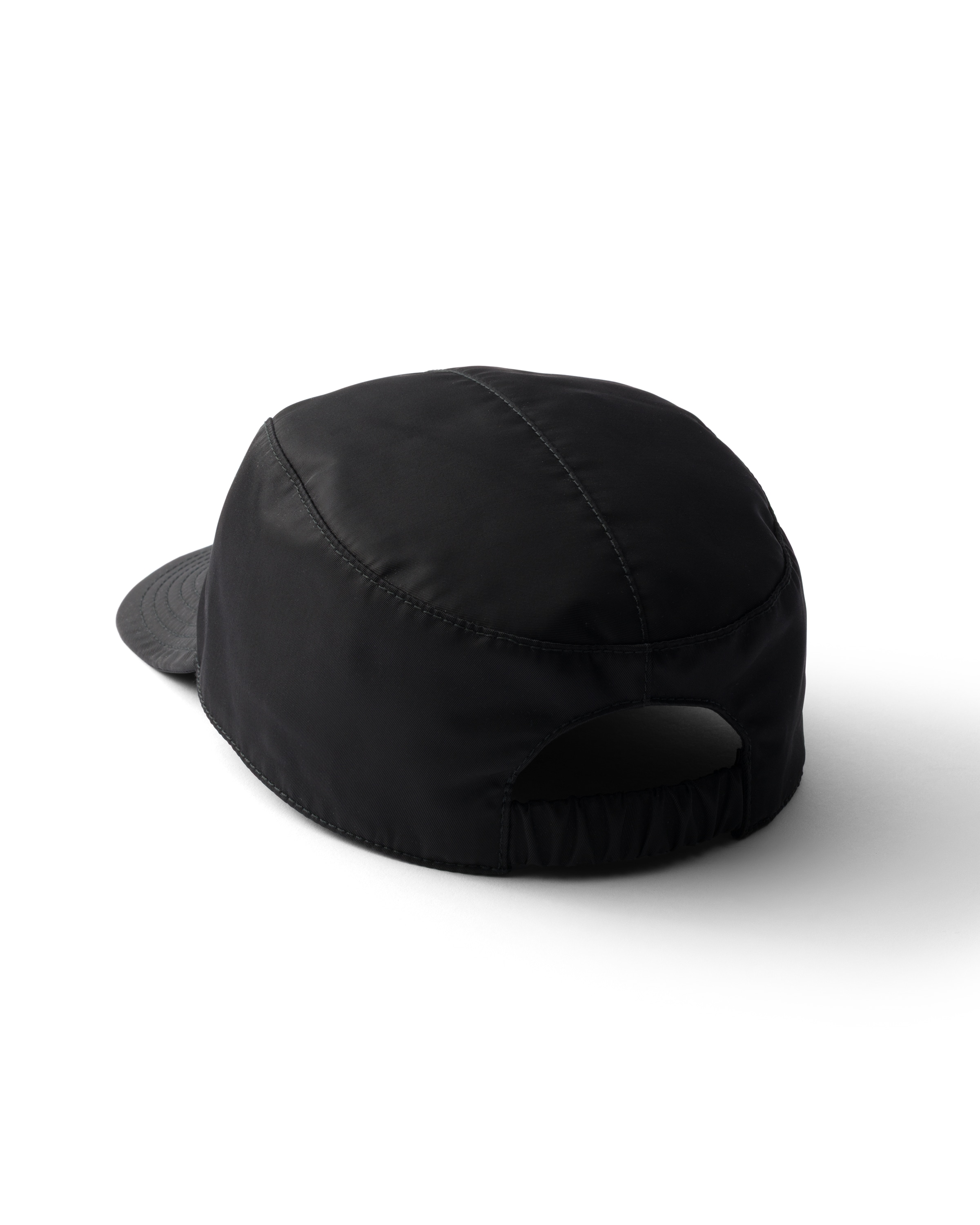 Prada Curved Brim Baseball Cap Structured Design In Purple