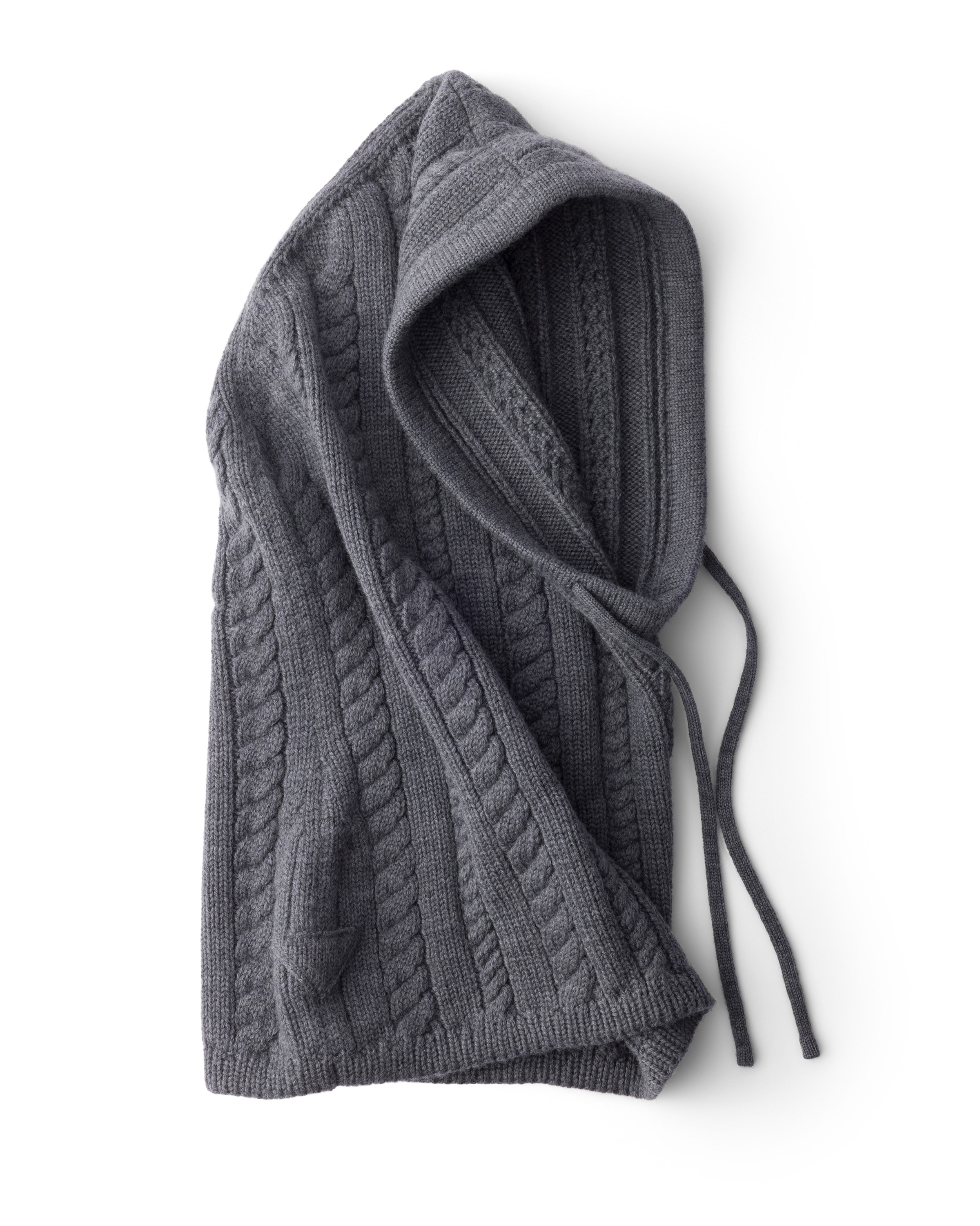 Prada Wool Balaclava In Grey