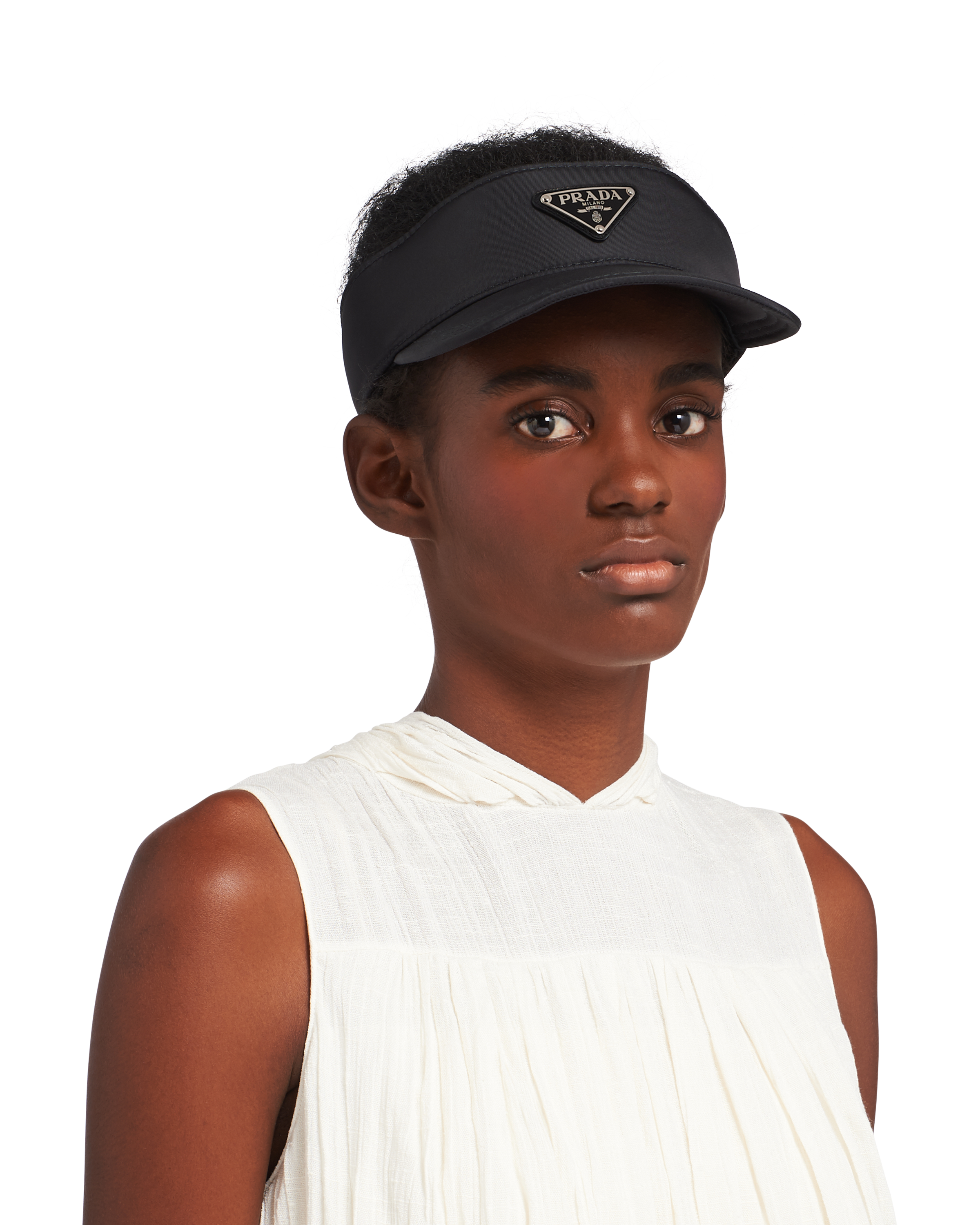 prada visor hat