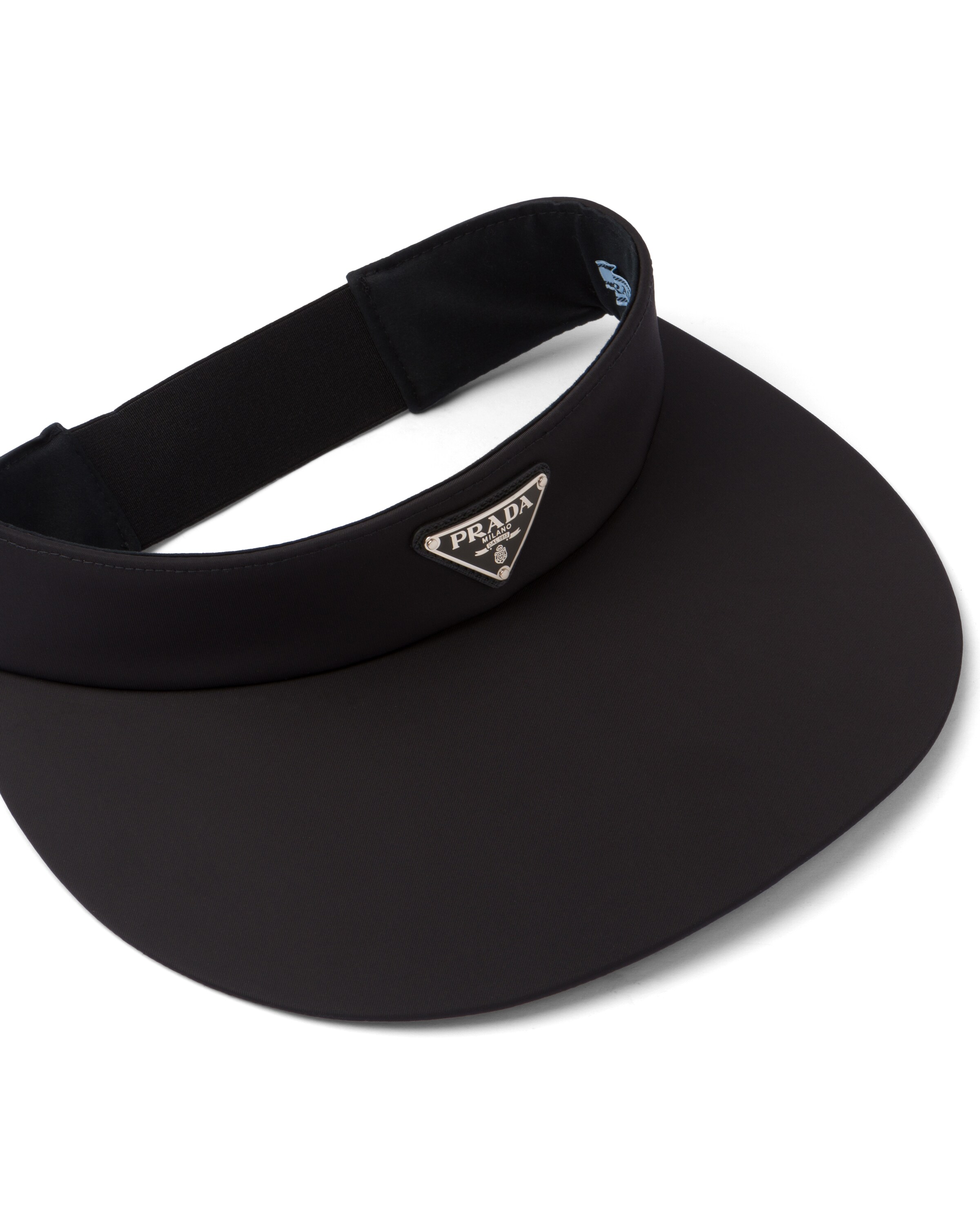 Black Nylon visor Prada