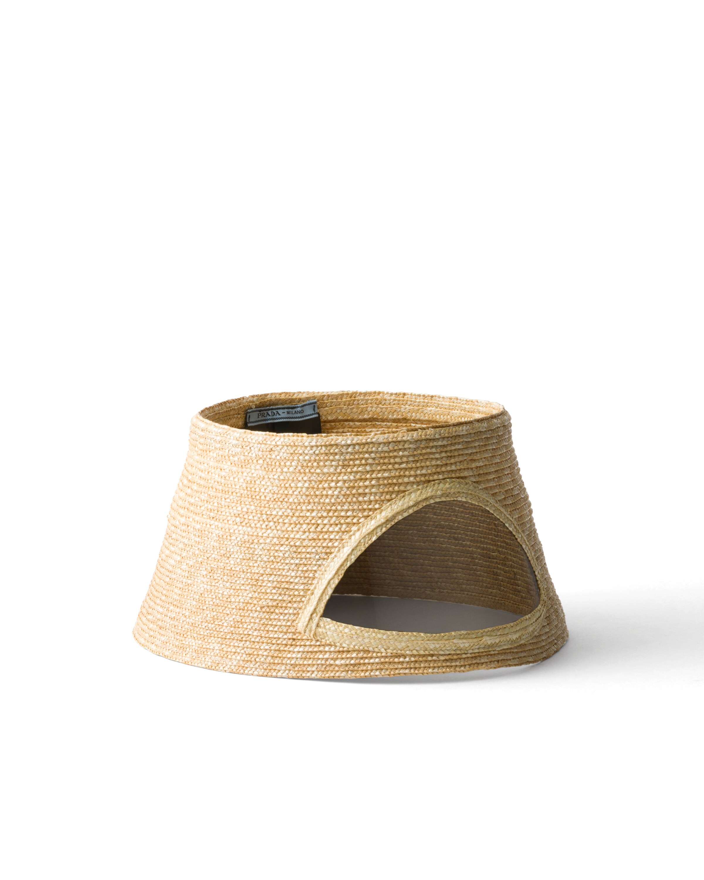 Prada Visière En Paille, Femme, Naturel, Taille S