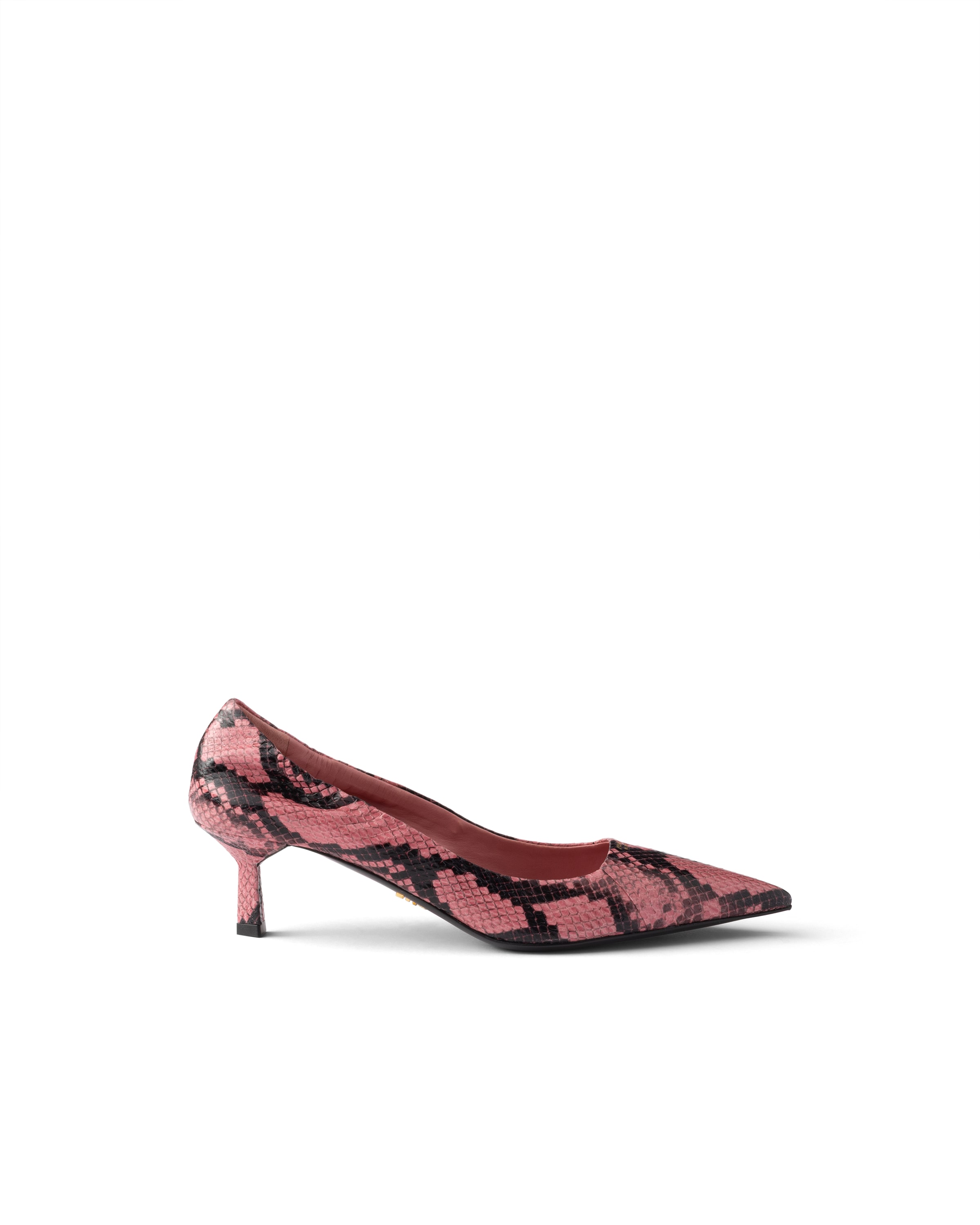 Prada Women's Printed Ayers Leather Pumps In Multi