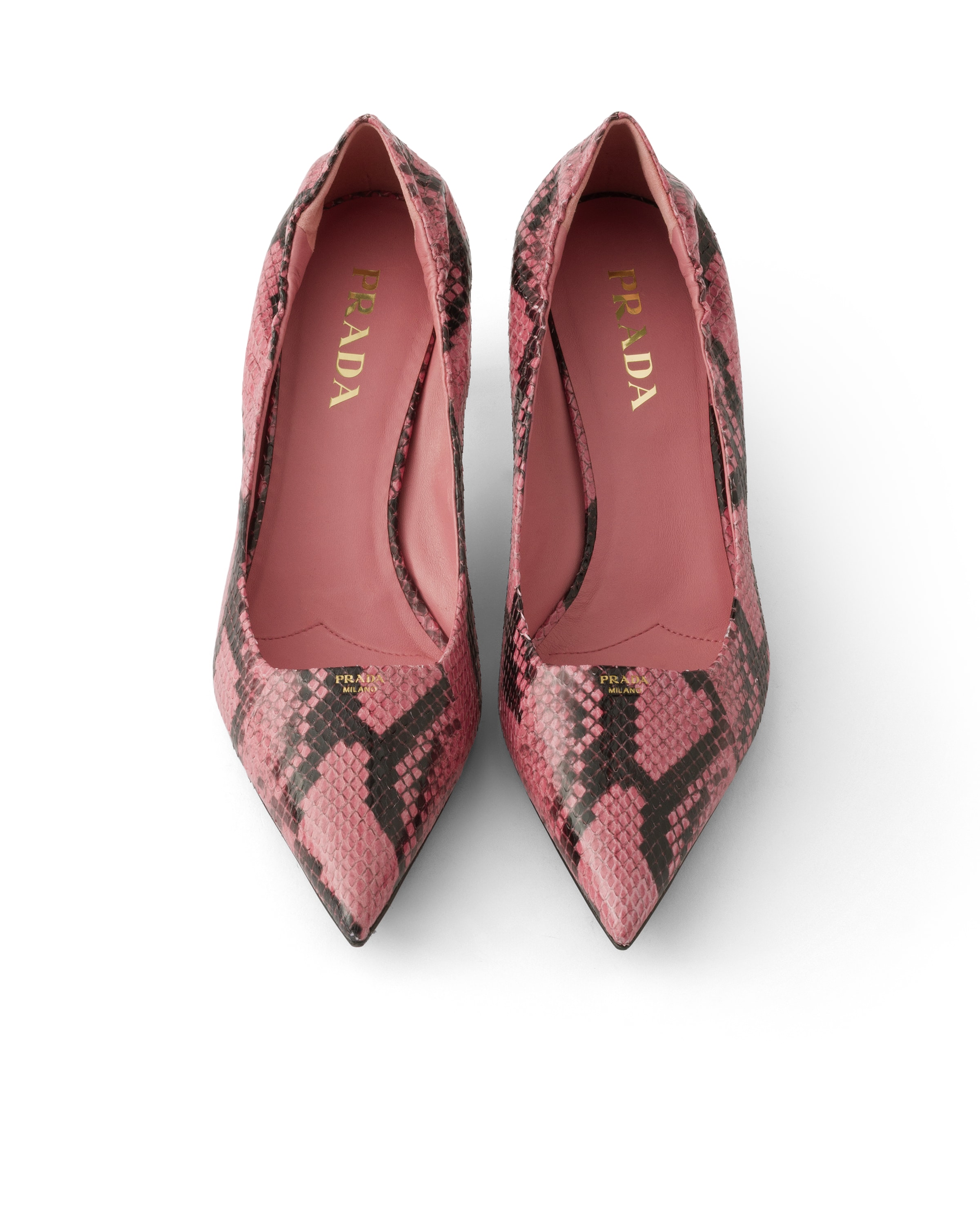 Prada Women's Printed Ayers Leather Pumps In Multi