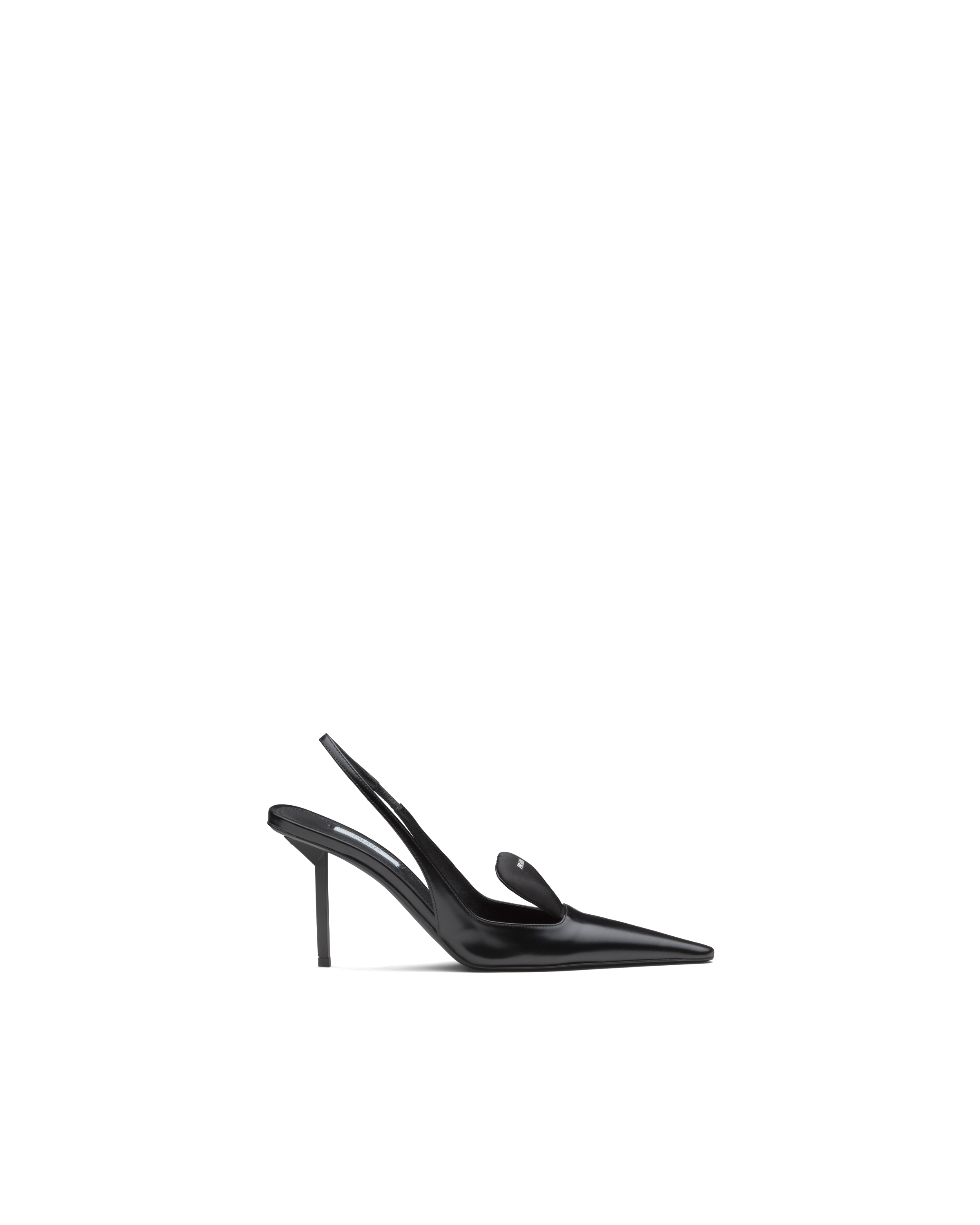 prada black slingbacks