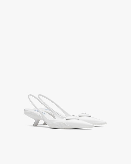 prada patent leather slingback pumps