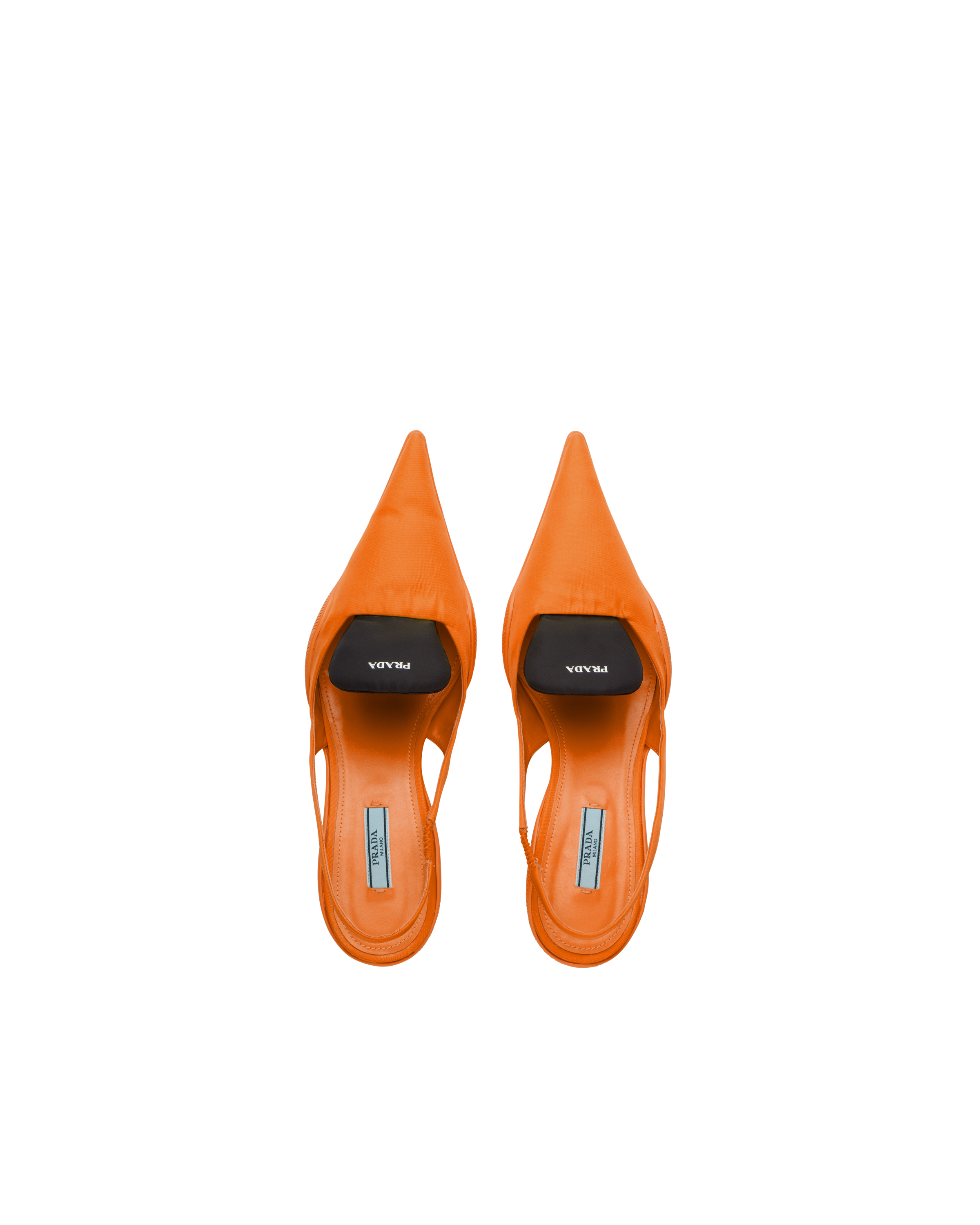Prada orange heels top