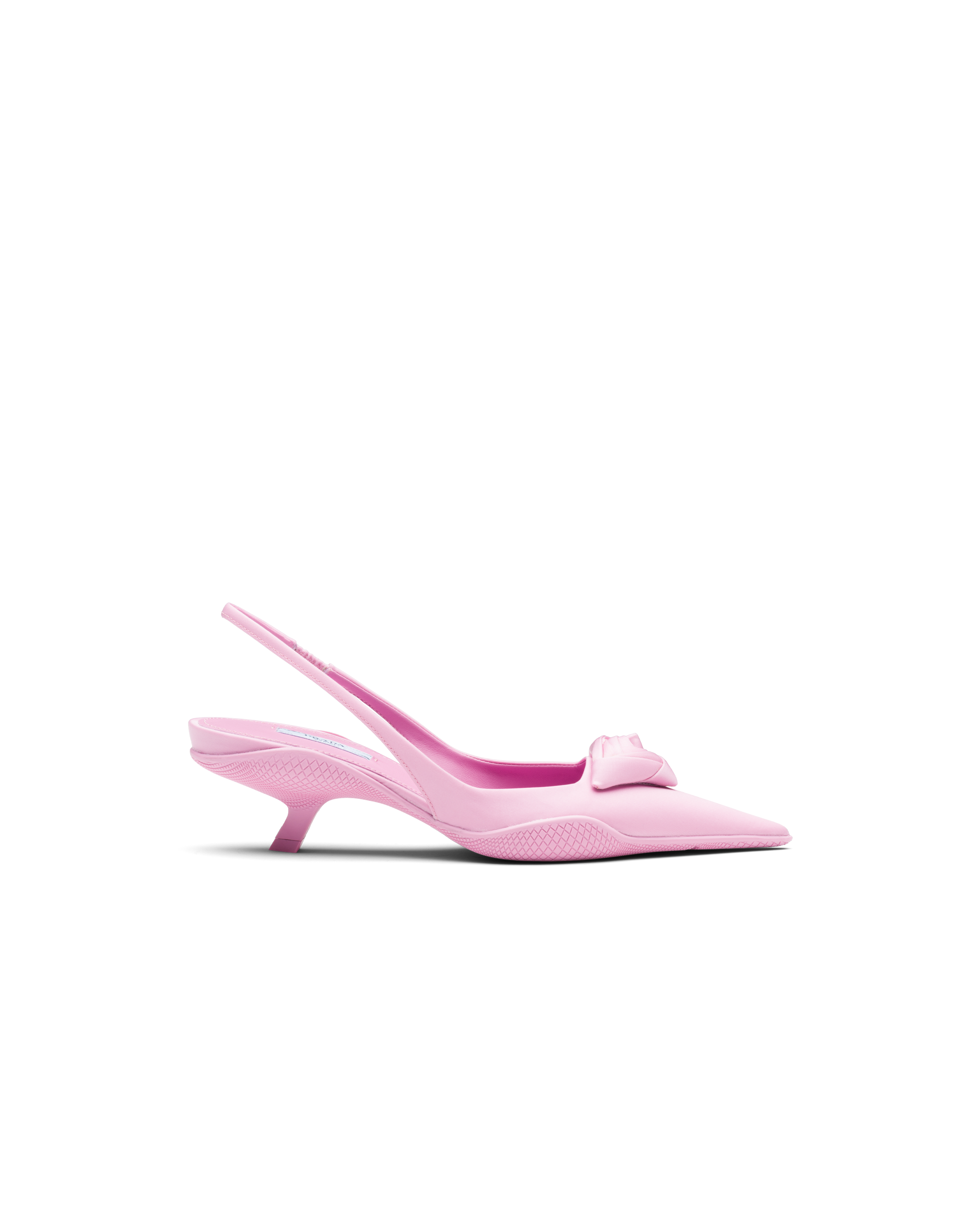 prada white slingback