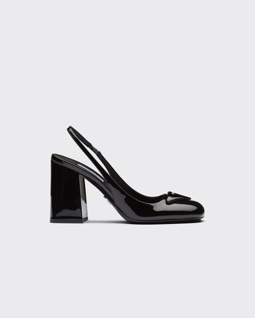 Prada Patent leather sling\u002Dback pumps 2