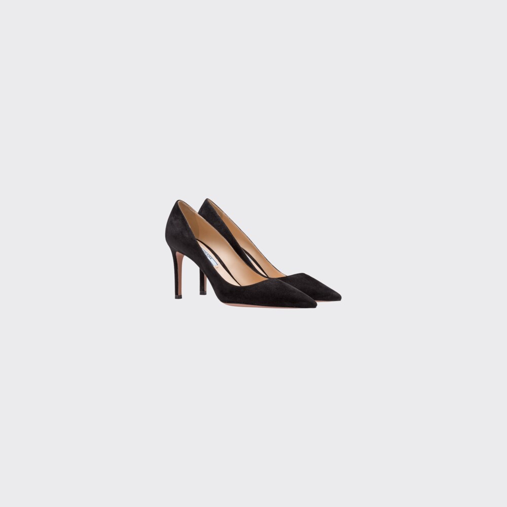 Black Suede pumps | Prada