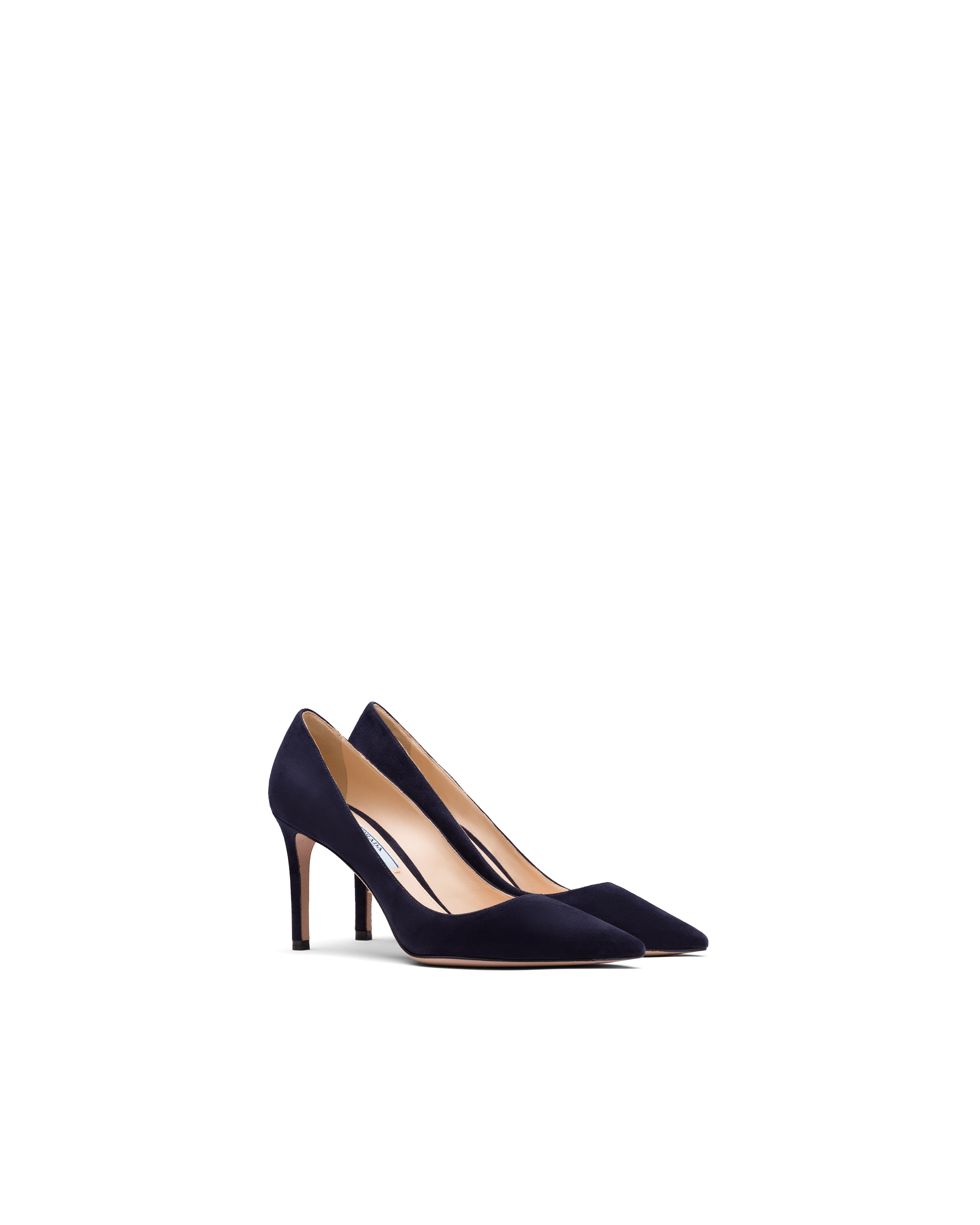 prada navy pumps