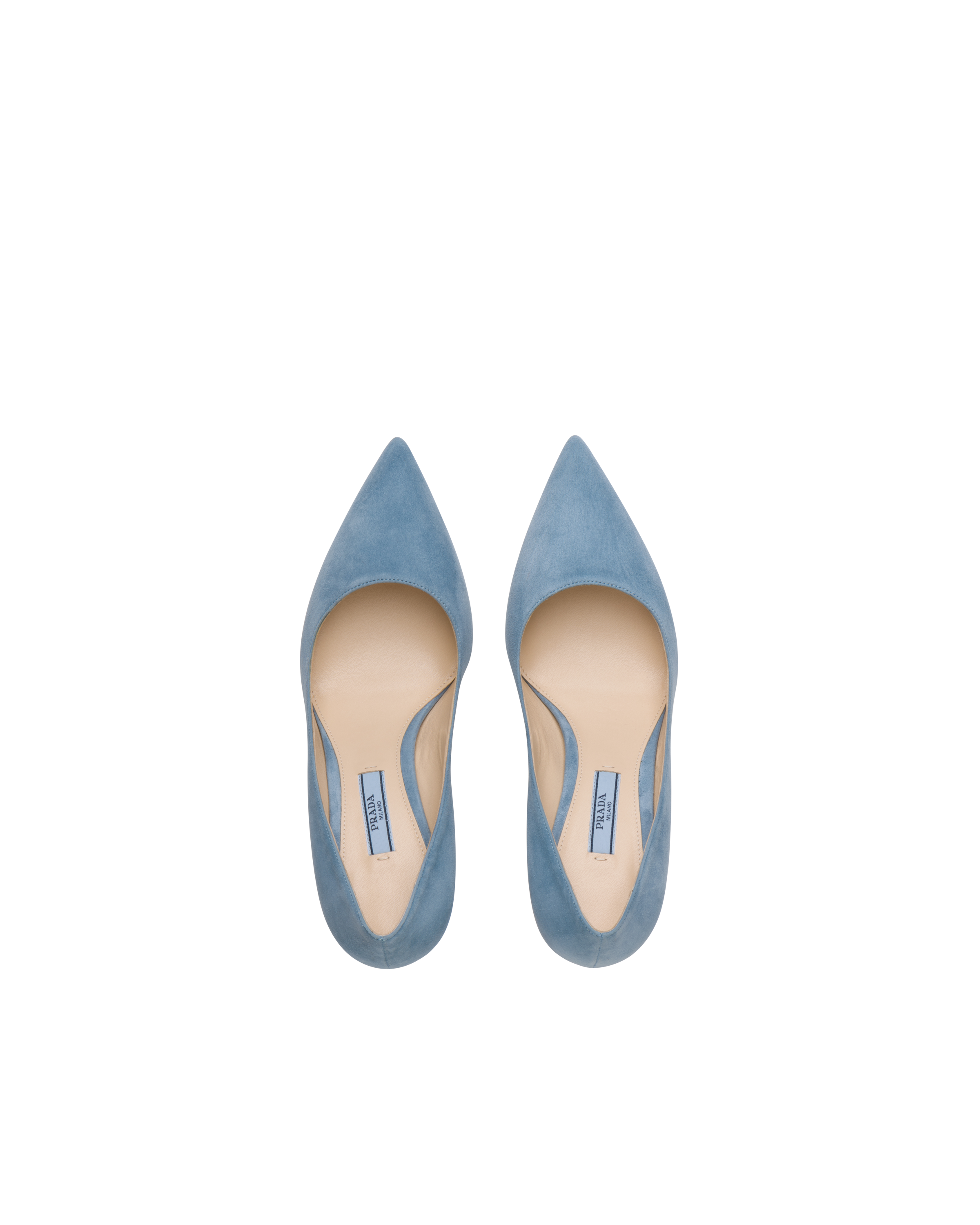 Prada blue suede pumps Clearance