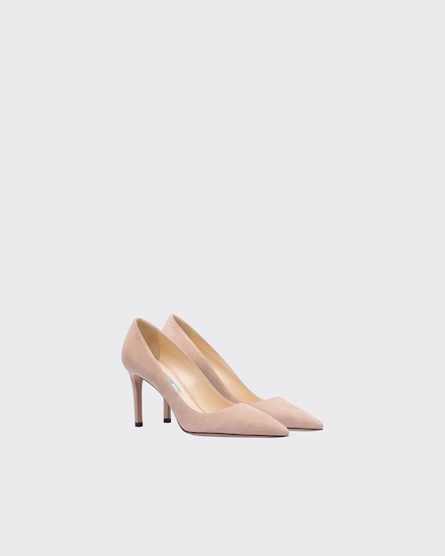 Geschatte Verspilling dronken Nude Beige Suede pumps | Prada