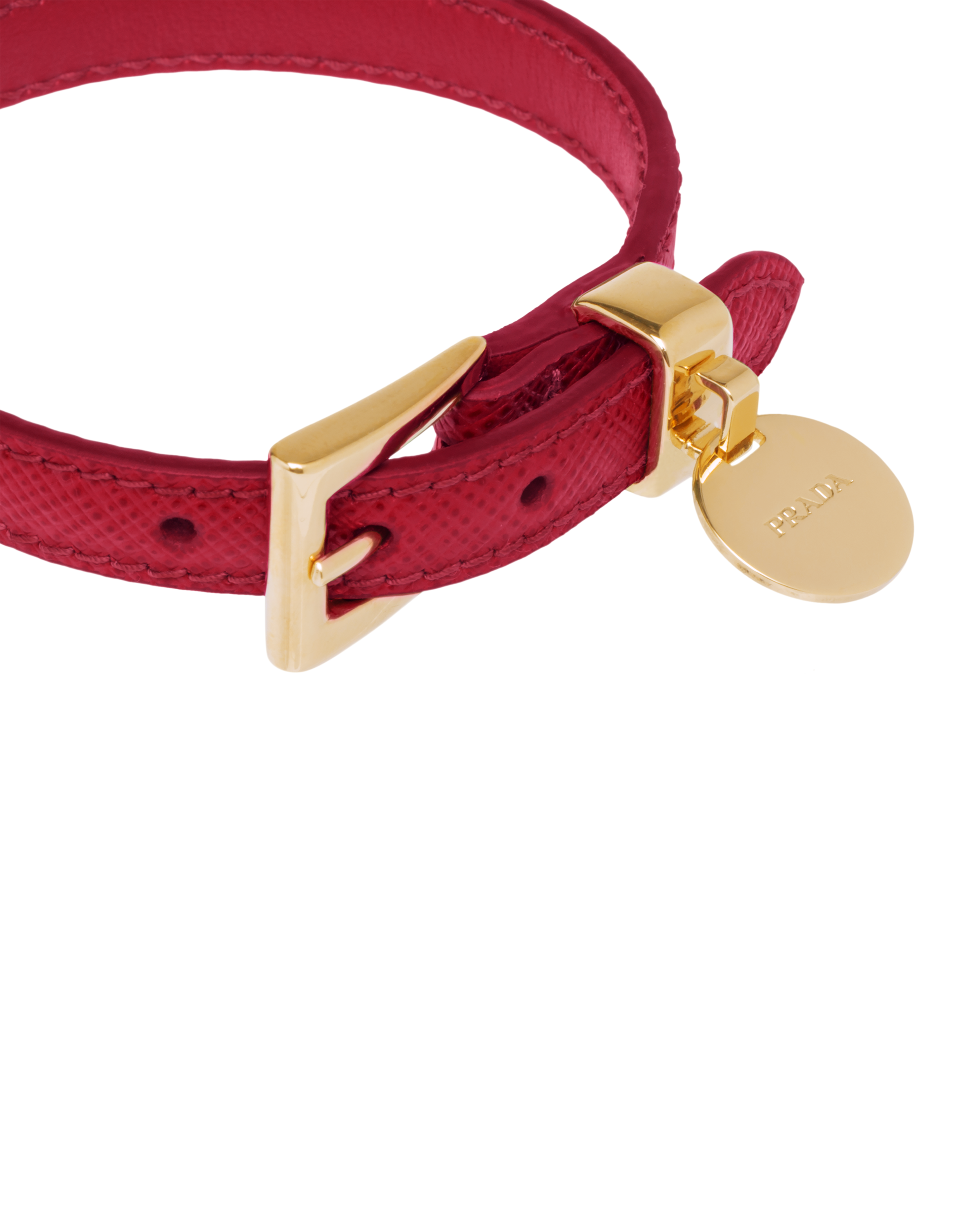 Montblanc Bracelet Steel Red Leather Mb11888160