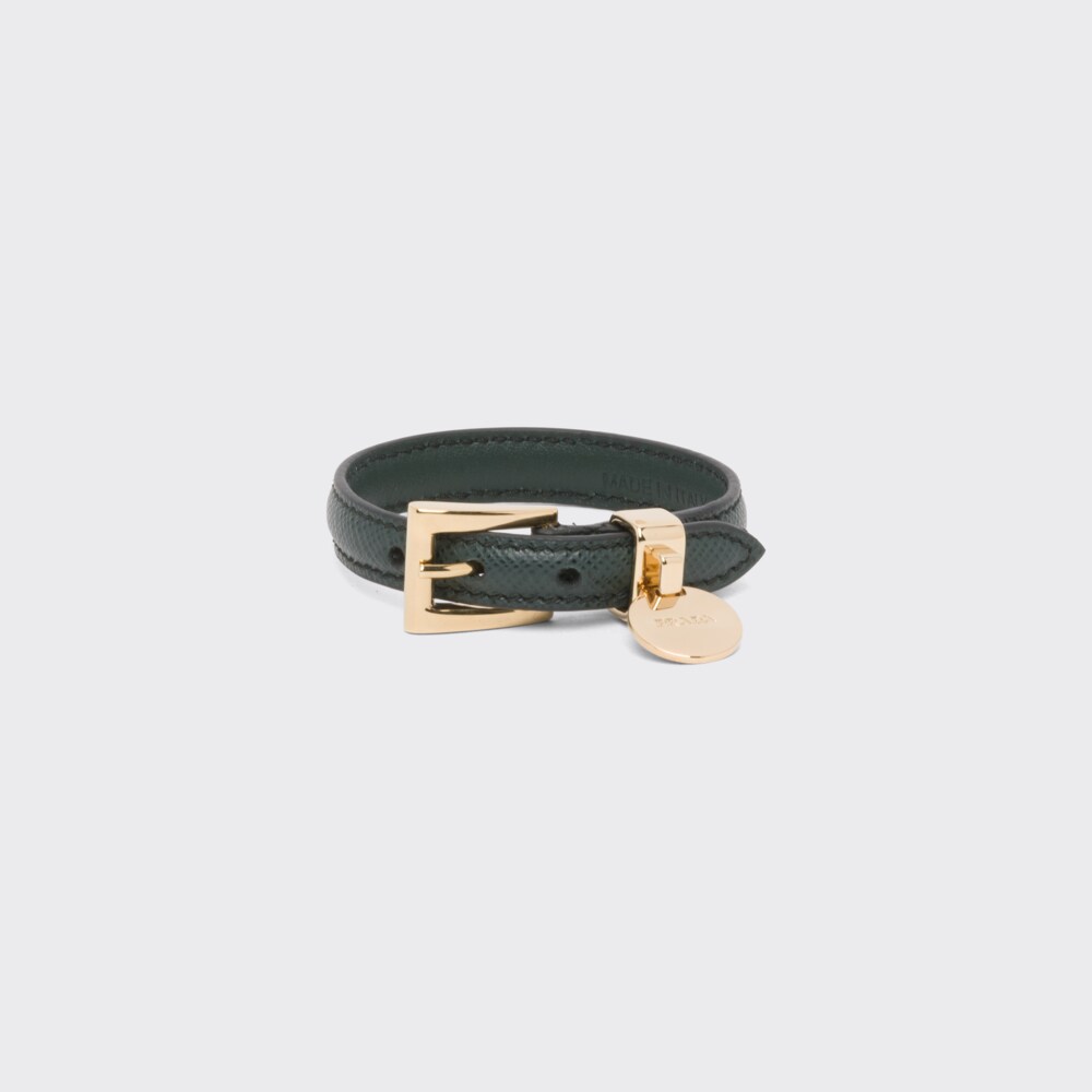 Prada Saffiano Leather Bracelet 1