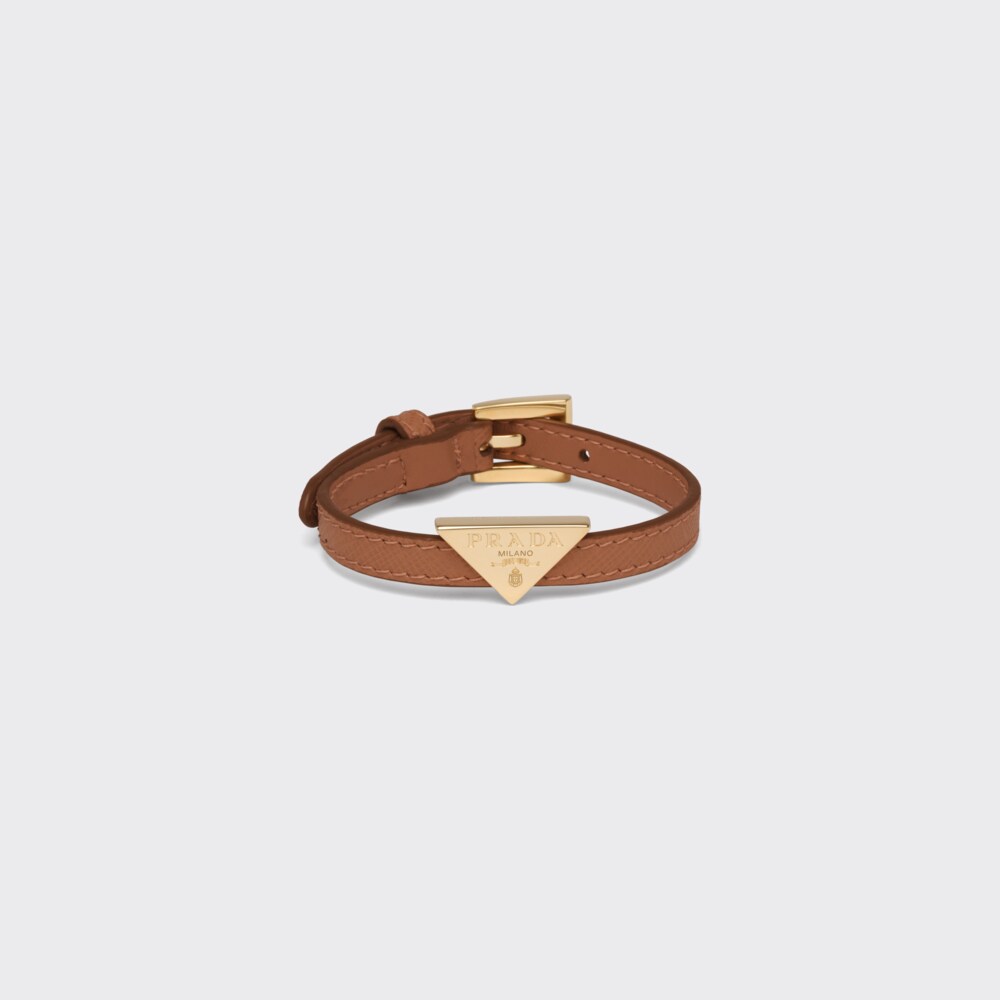 Prada Saffiano Leather Bracelet 1